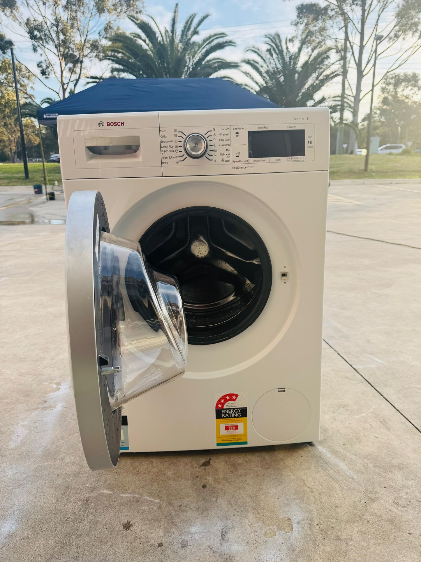 BOSCH 8KGS FRONT LOADER WASHING MACHINE