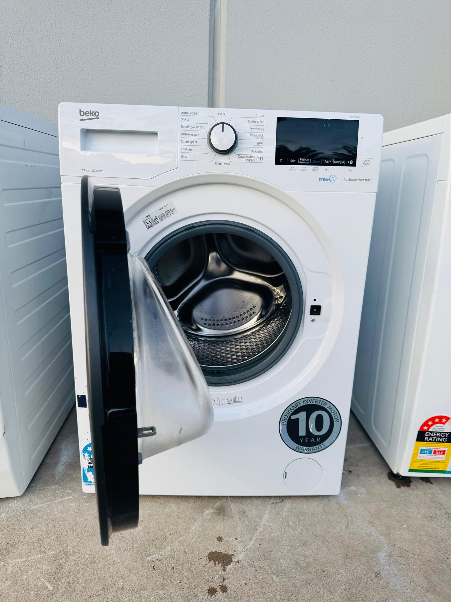 BEKO 7.5 KGS FRONT LOADER WASHING MACHINE