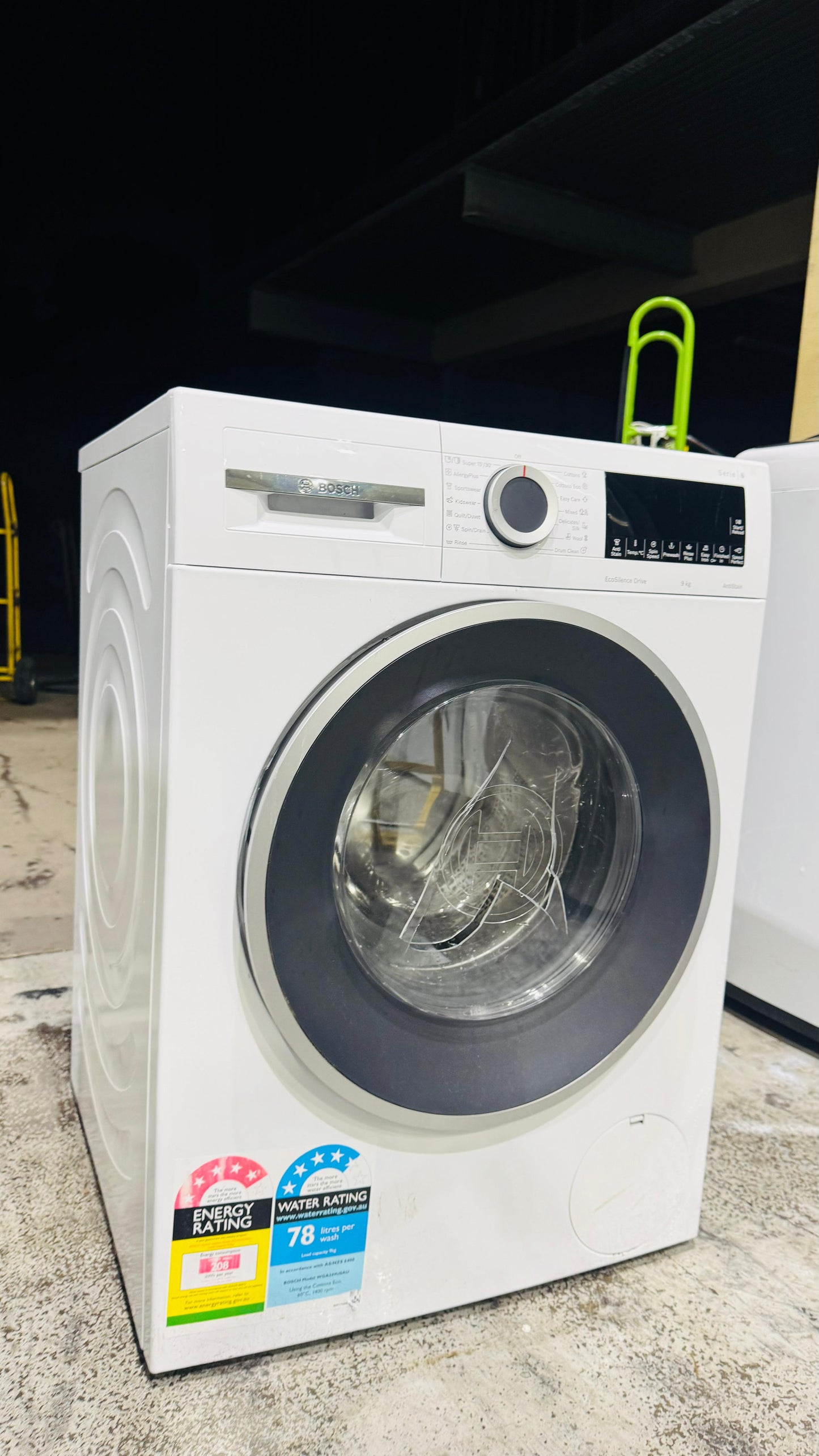 BOSCH 9KGS FRONT LOADER WASHING MACHINE