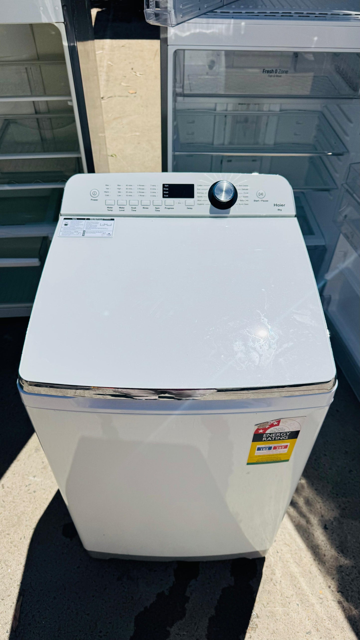 HAIER 8KGS TOP LOADER WASHING MACHINE