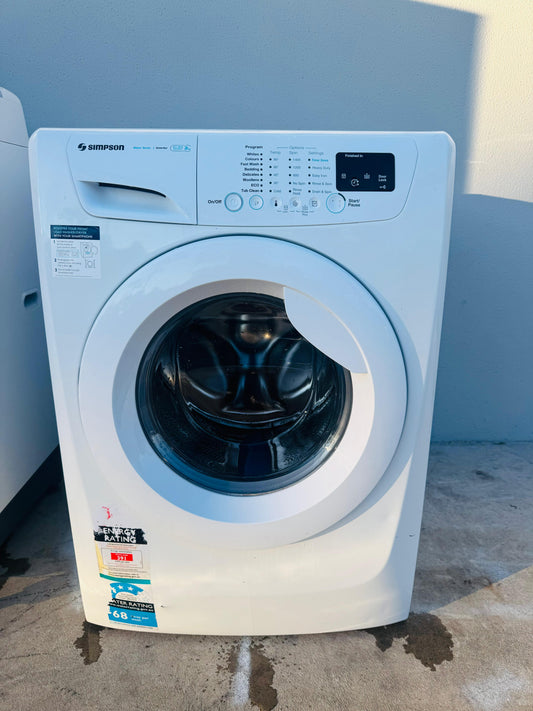 SIMPSON 8KGS FRONT LOADER WASHING MACHINE