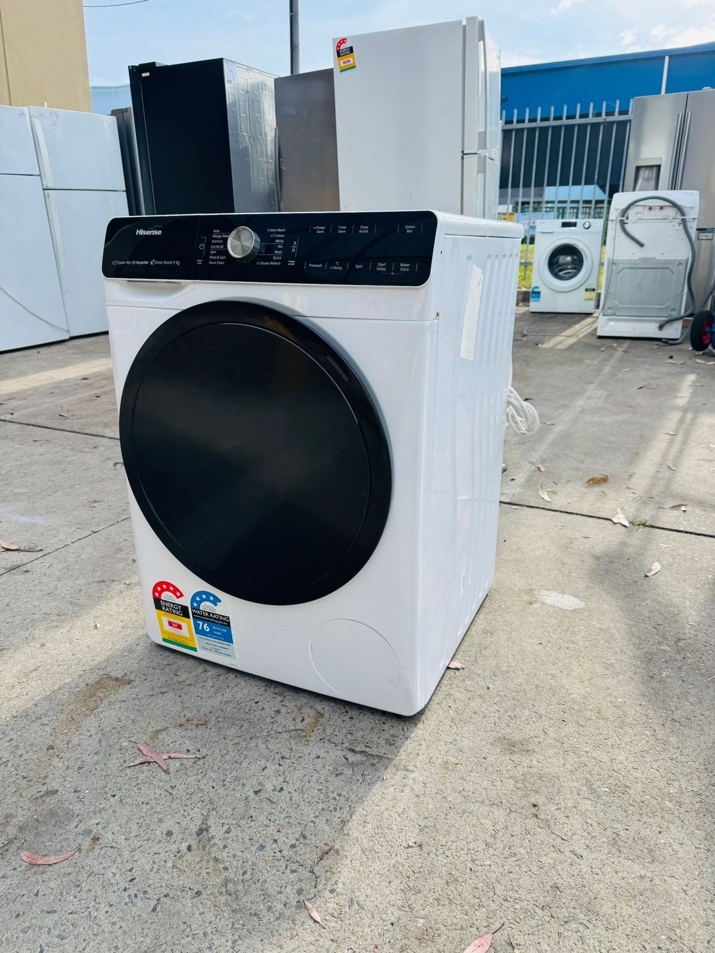 HISENSE 9KGS FRONT LOADER WASHING MACHINE