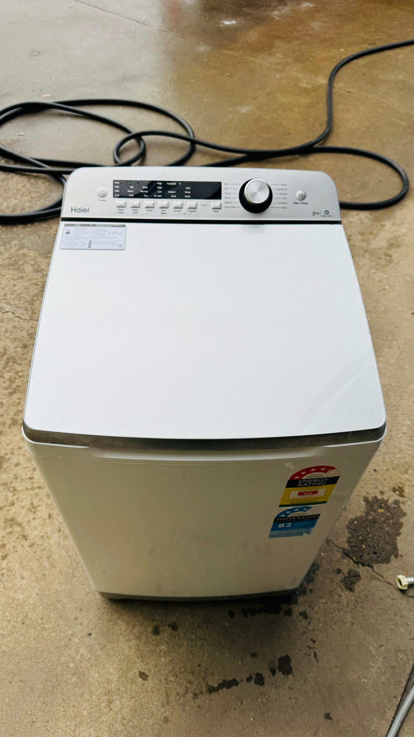 HAIER 8KGS TOP LOADER WASHING MACHINE