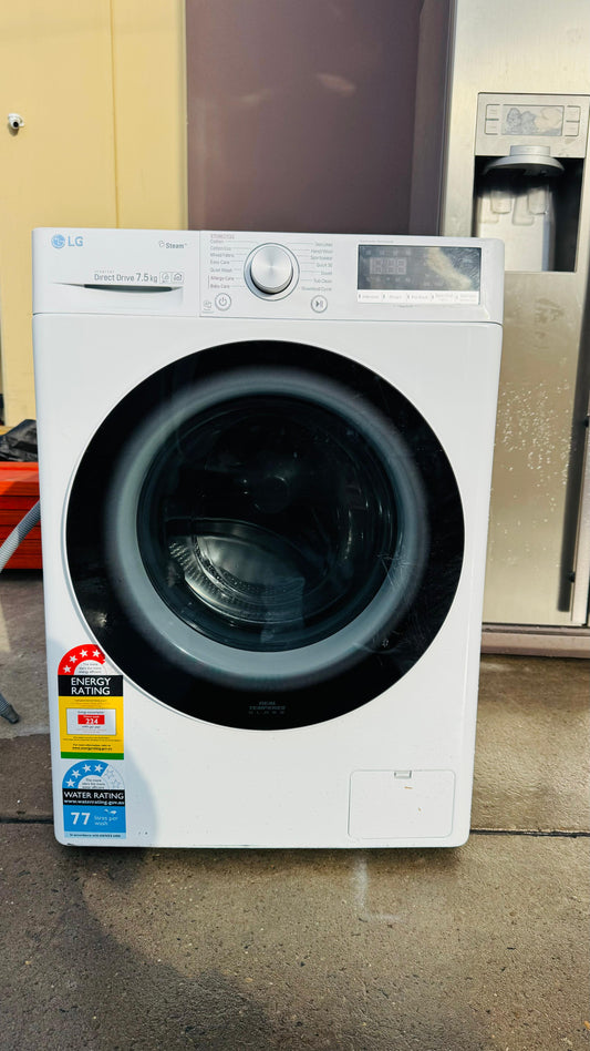 LG 7.5KGS FRONT LOADER WASHING MACHINE