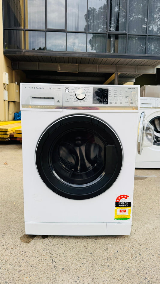 FISHER AND PAYKEL 10KGS FRONT LOADER WASHING MACHINE