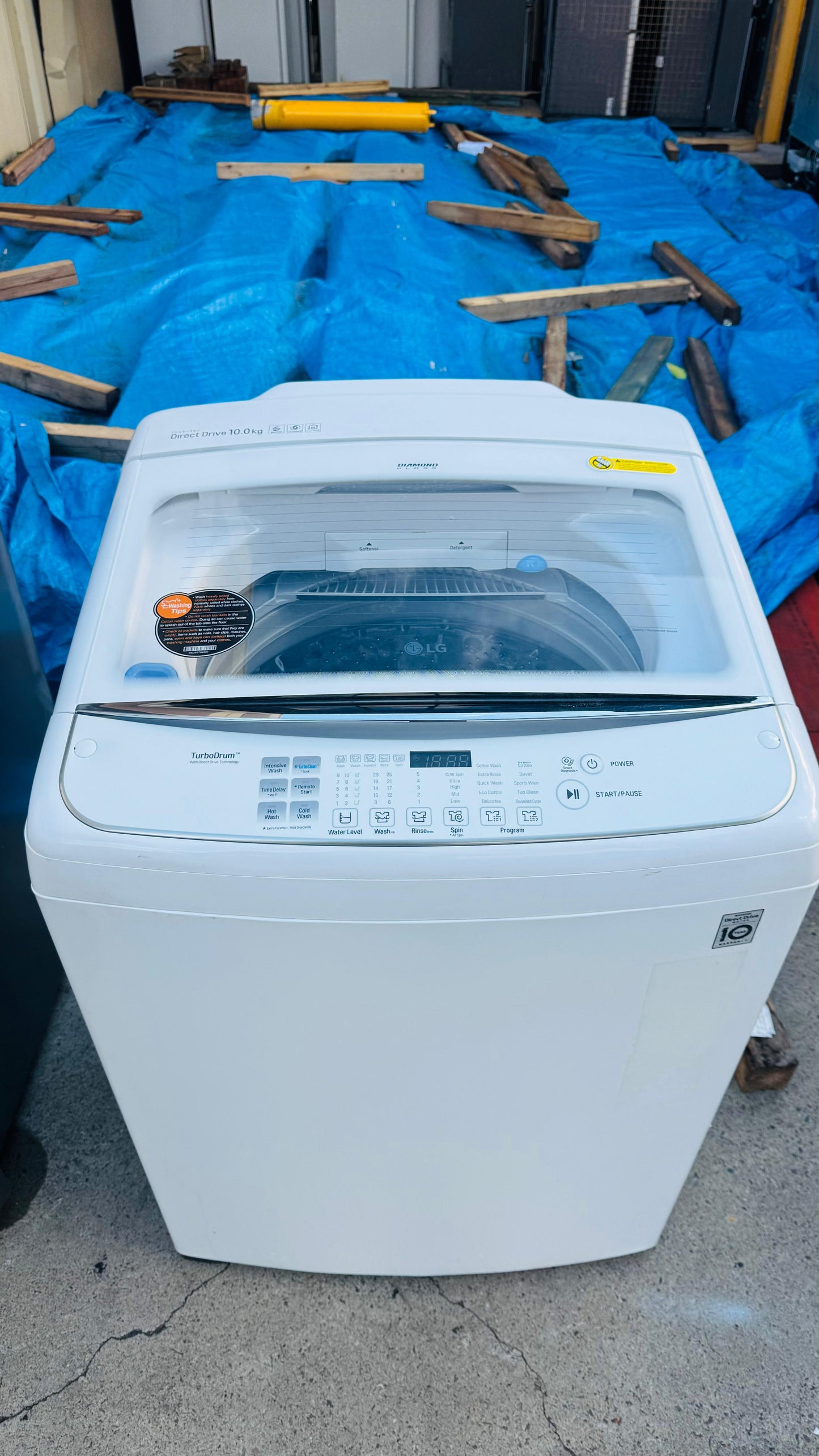 LG 10KGS TOP LOADER WASHING MACHINE