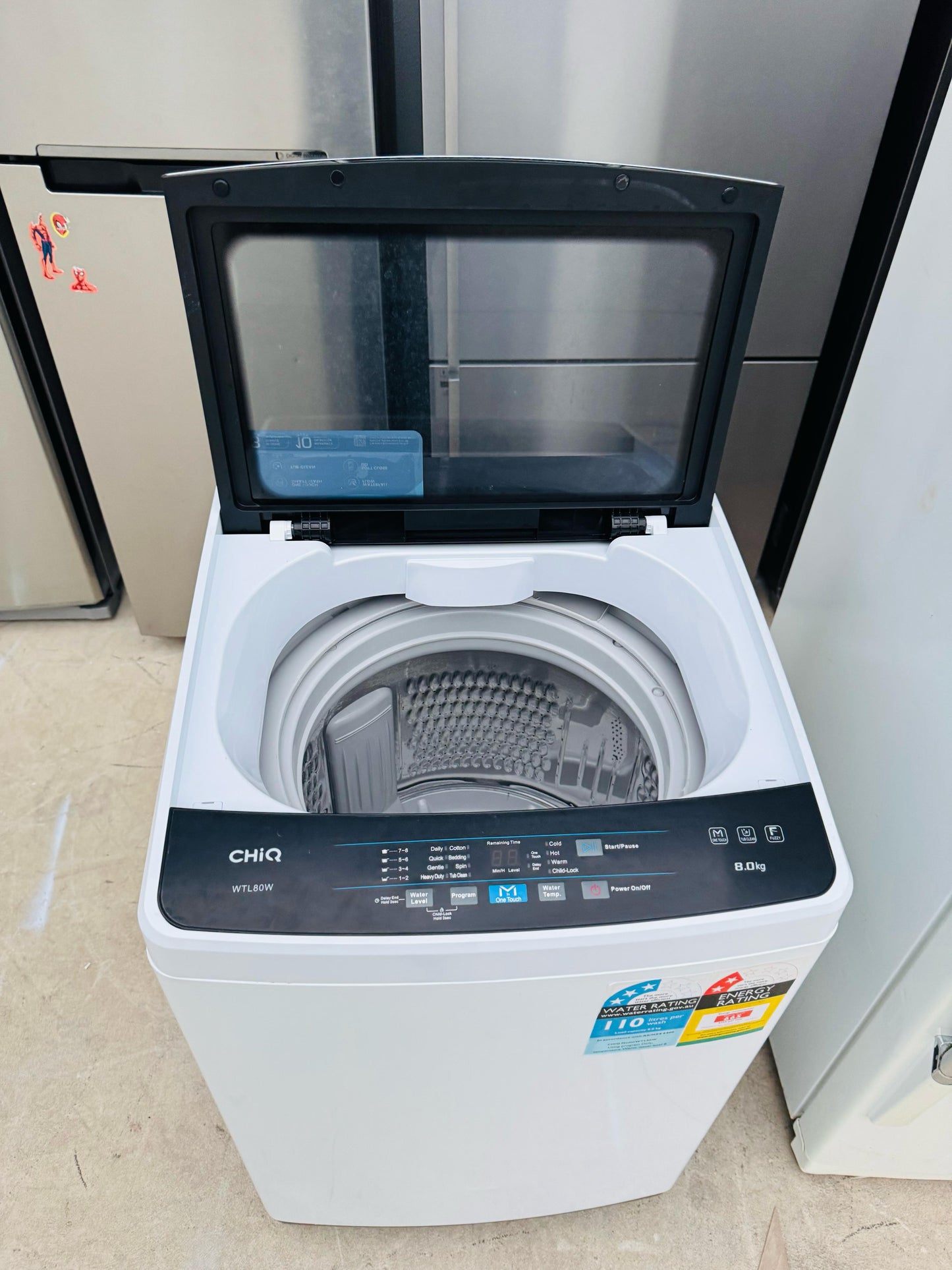 CHIQ 8KGS TOP LOADER WASHING MACHINE