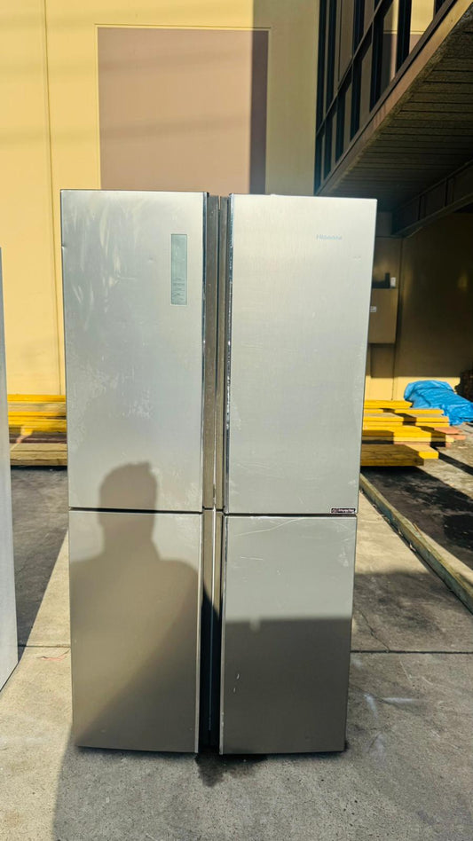 HISENSE QUAD FRENCH DOOR 695 LITRES FRIDGE FREEZER