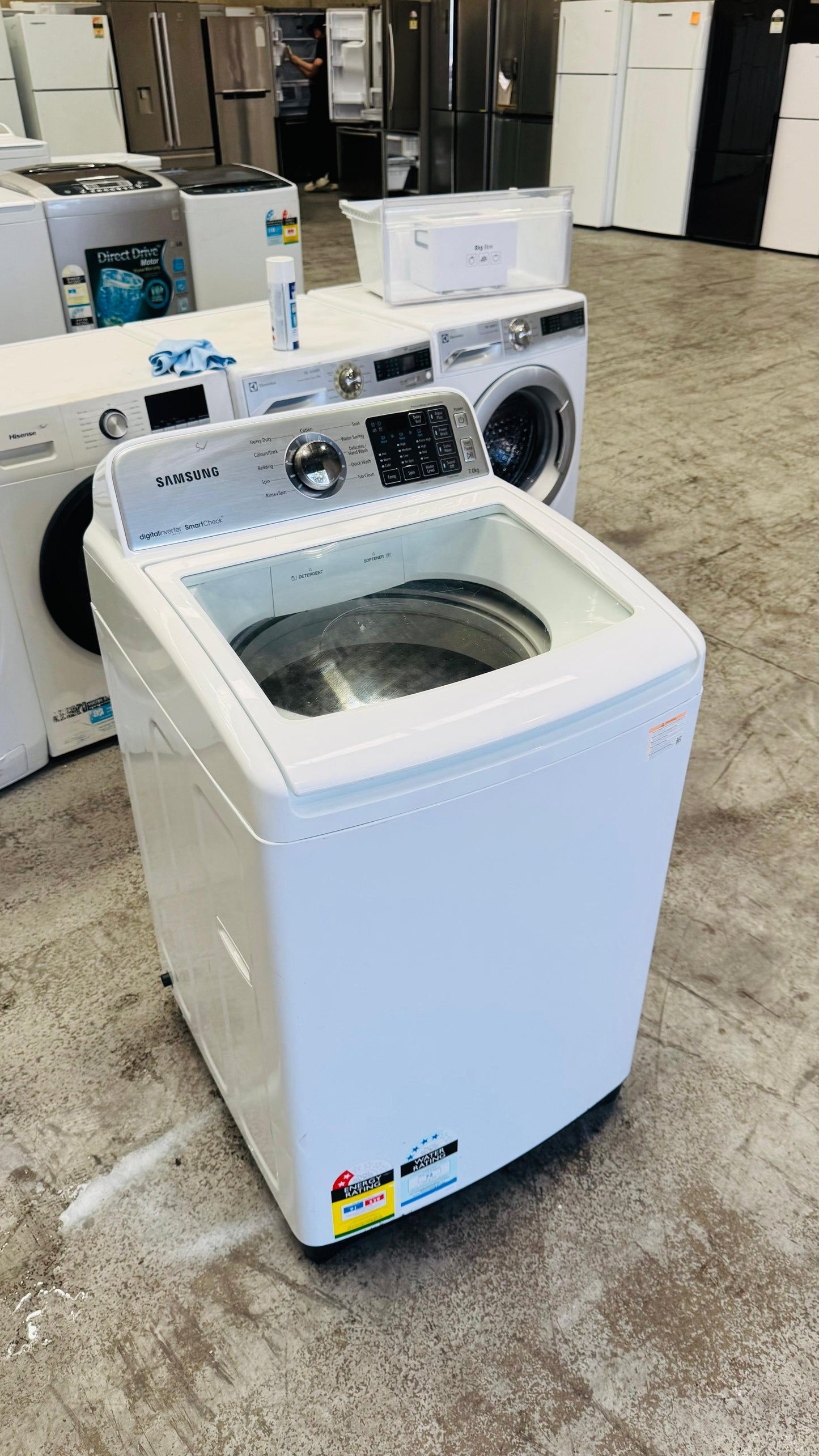 SAMSUNG 7KGS TOP LOADER WASHING MACHINE