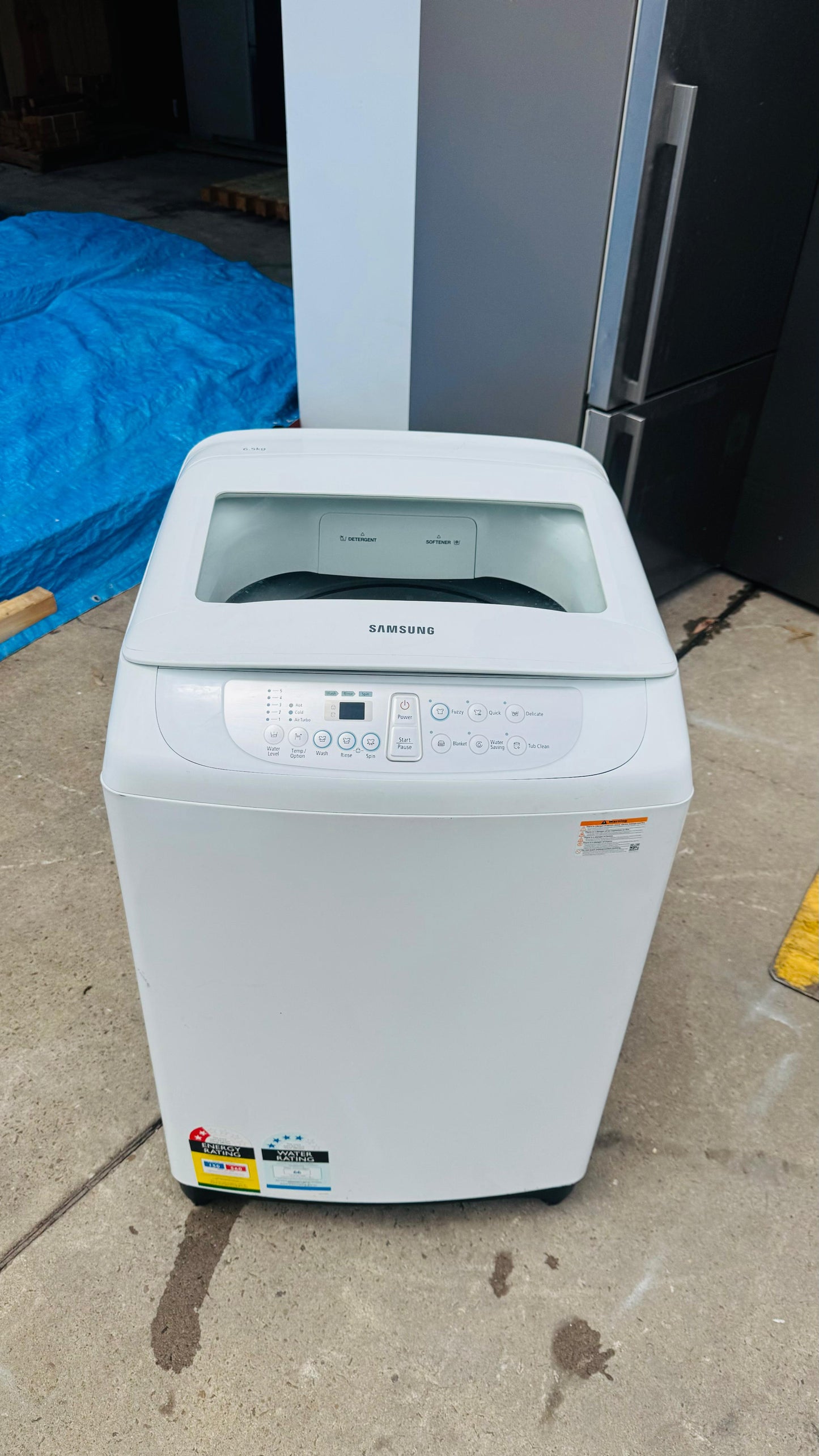 SAMSUNG 6.5KGS TOP LOADER WASHING MACHINE