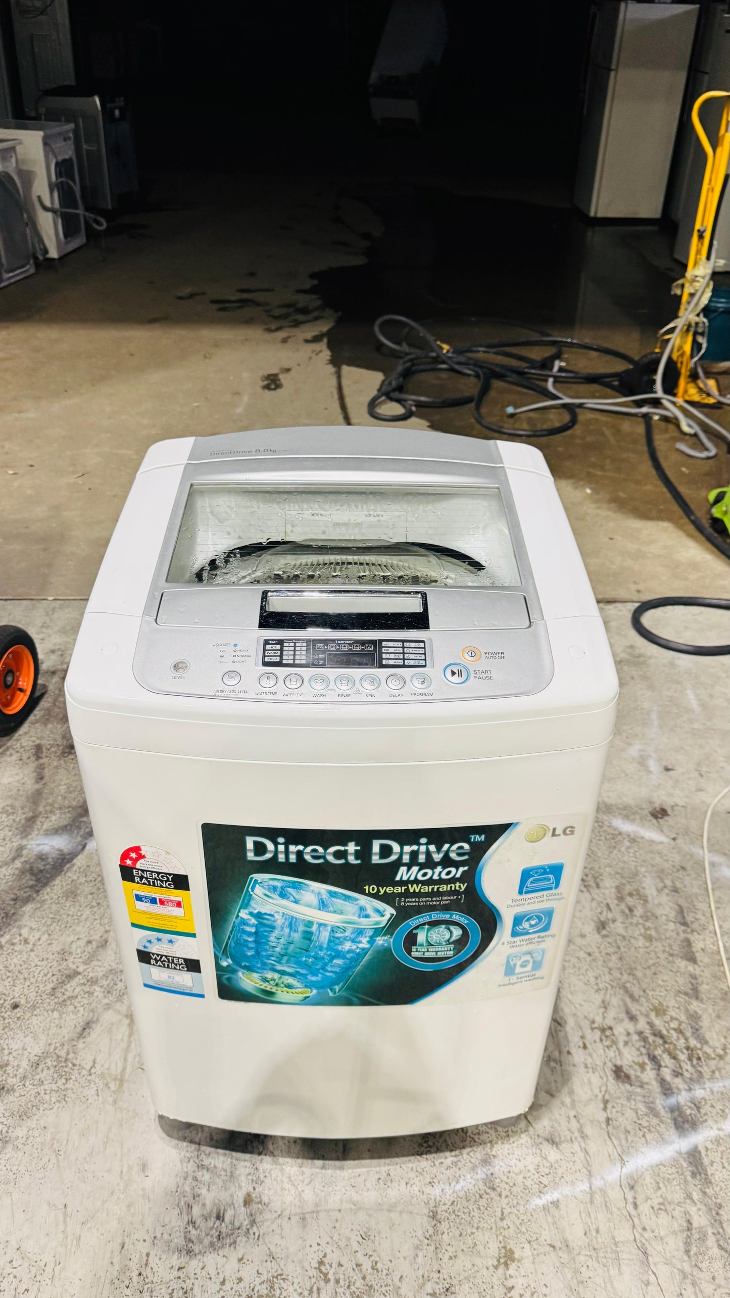 LG 8KGS TOP LOADER WASHING MACHINE