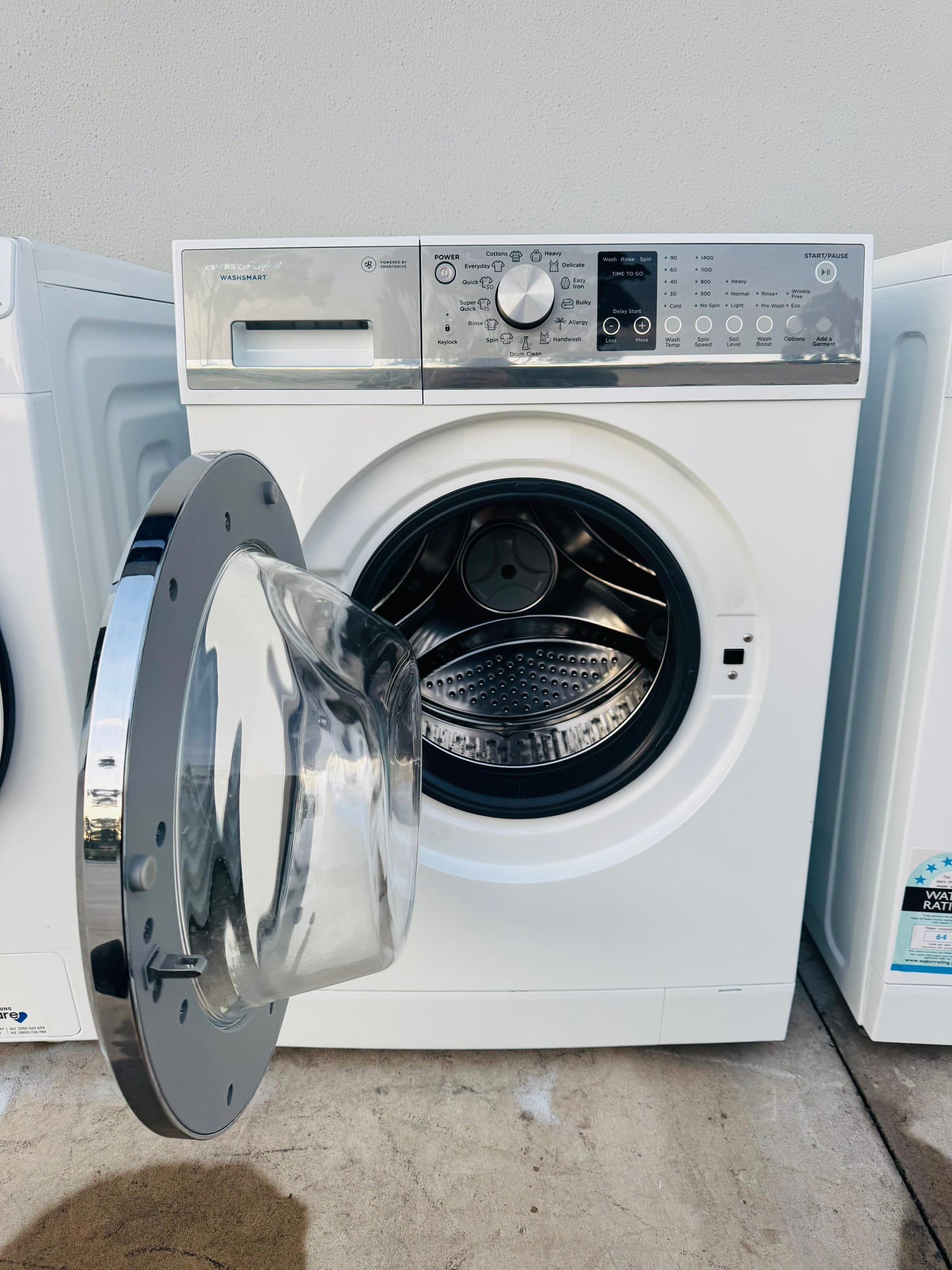 FISHER AND PAYKEL 8.5 KGS FRONT LOADER WASHING MACHINE