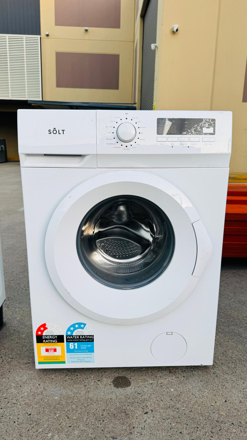 SOLT 6KGS FRONT LOADER WASHING MACHINE – Oceania Appliances Pty Ltd