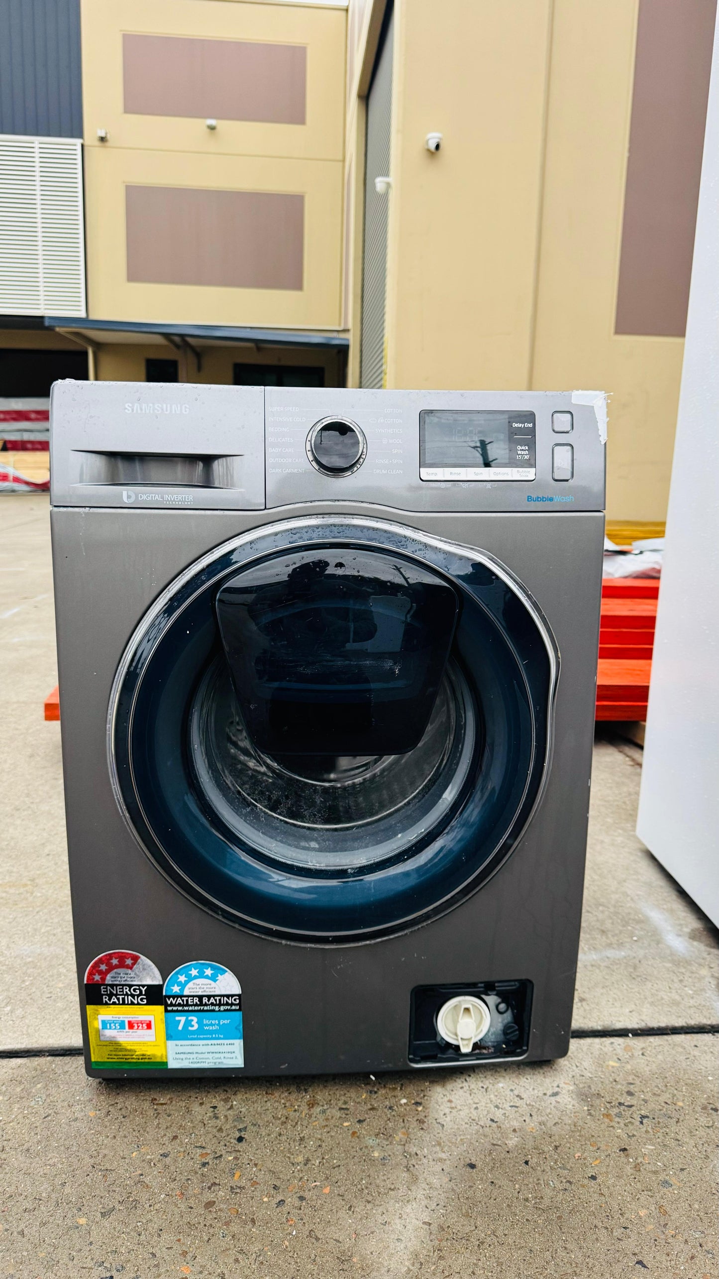 SAMSUNG 8.5KGS FRONT LOADER WASHING MACHINE