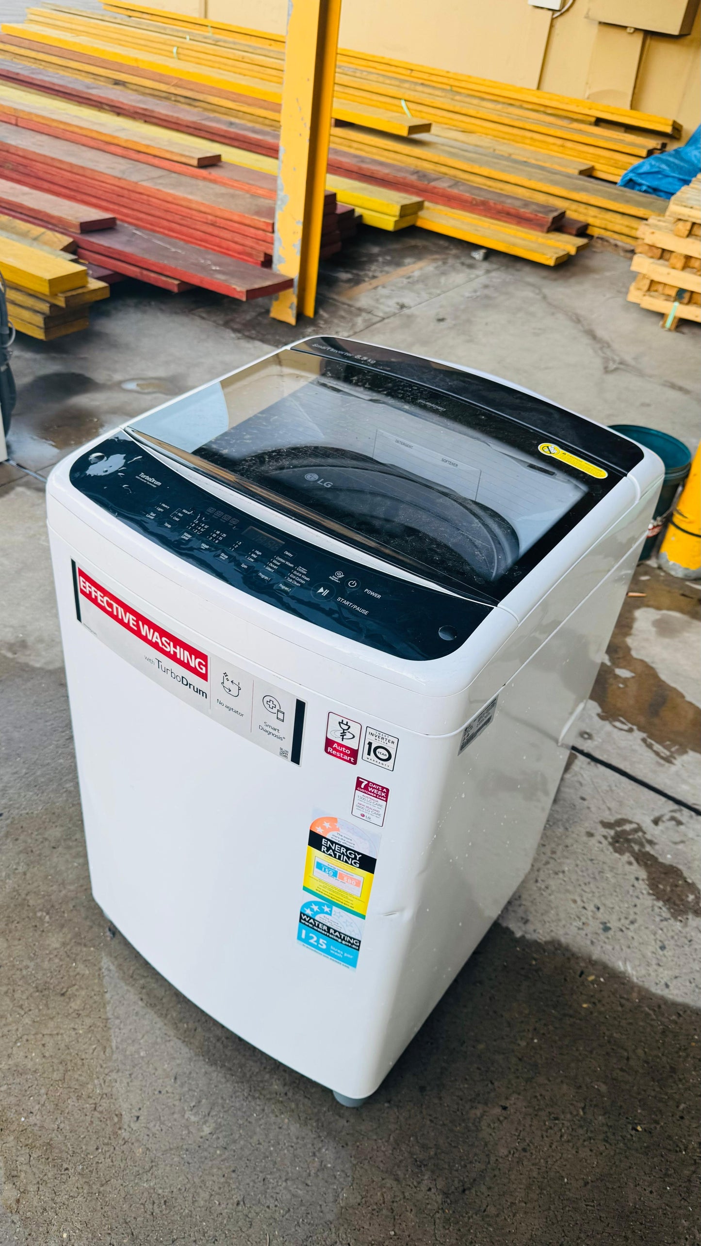 LG 8.5KGS TOP LOADER WASHING MACHINE