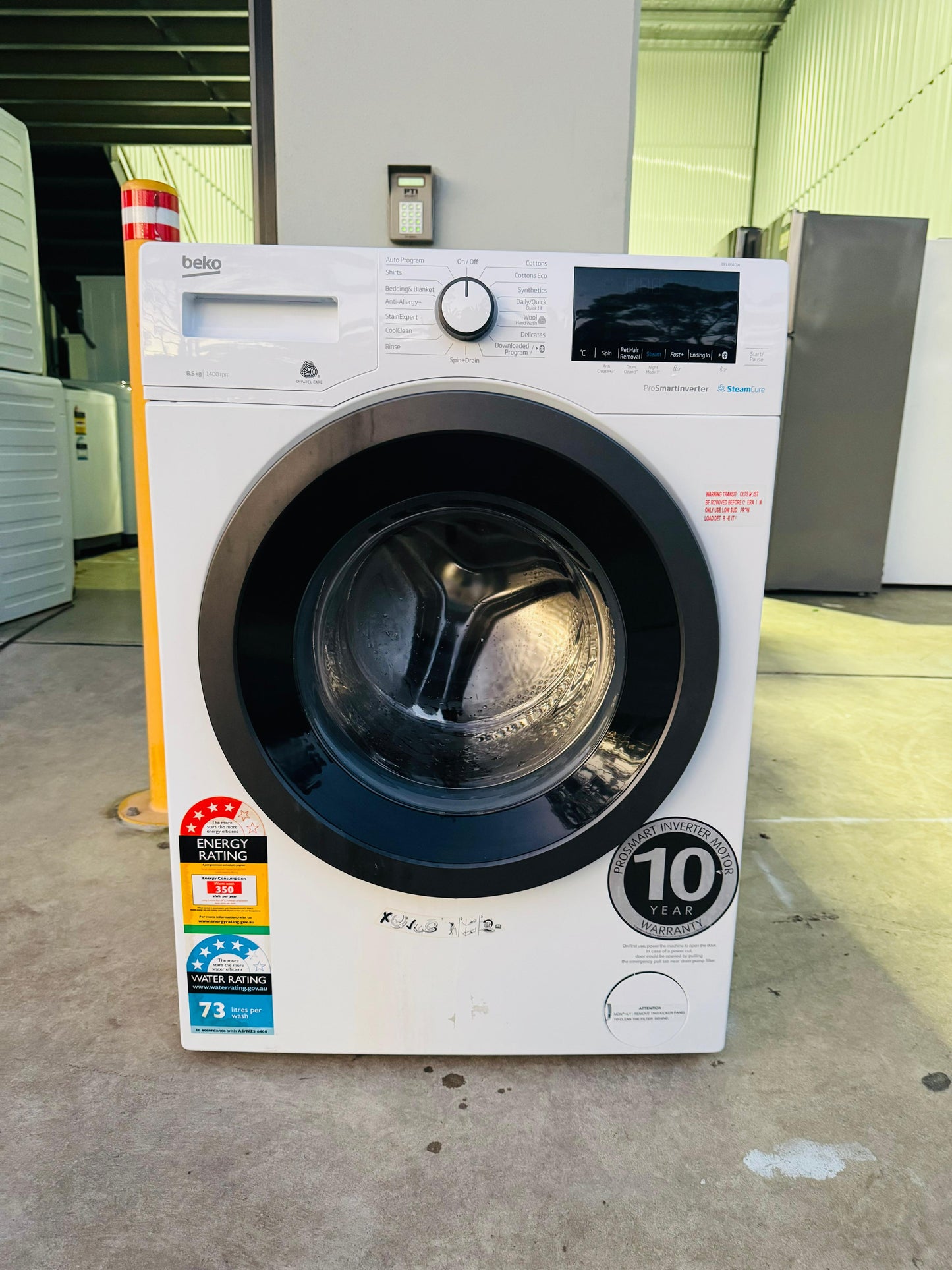 BEKO 8.5 KGS FRONT LOADER WASHING MACHINE