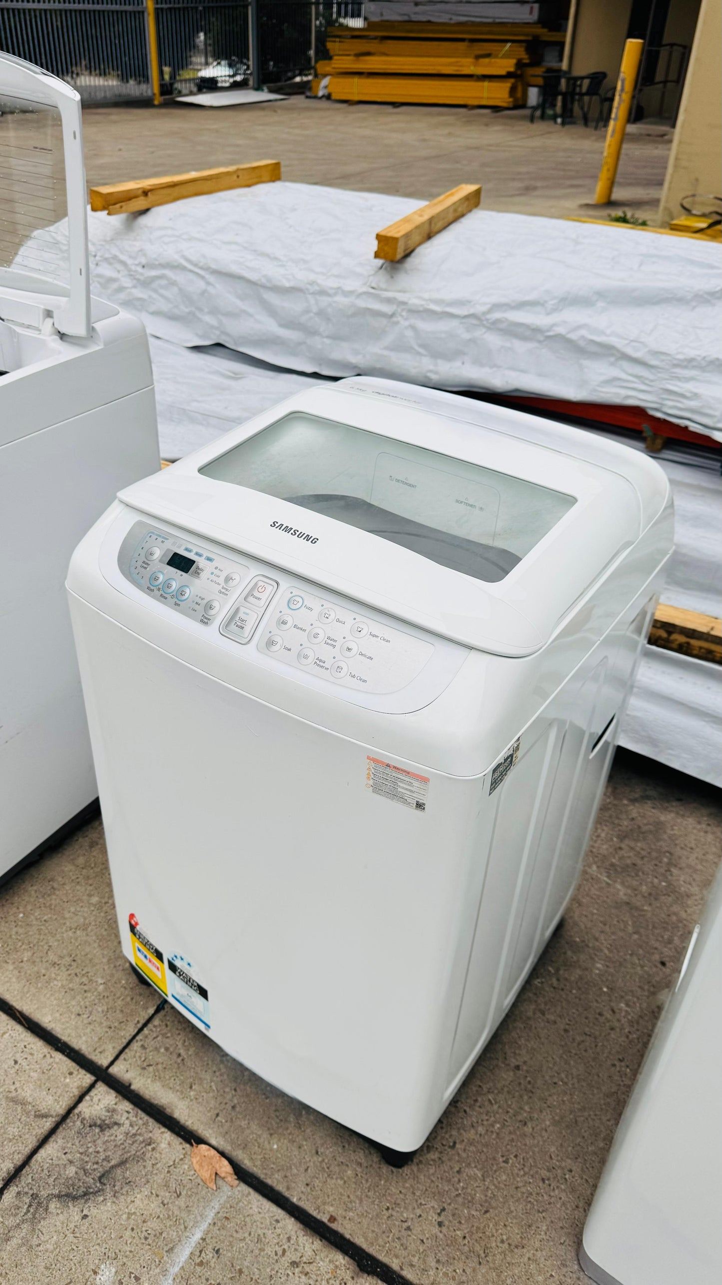 SAMSUNG 6.5KGS TOP LOADER WASHING MACHINE