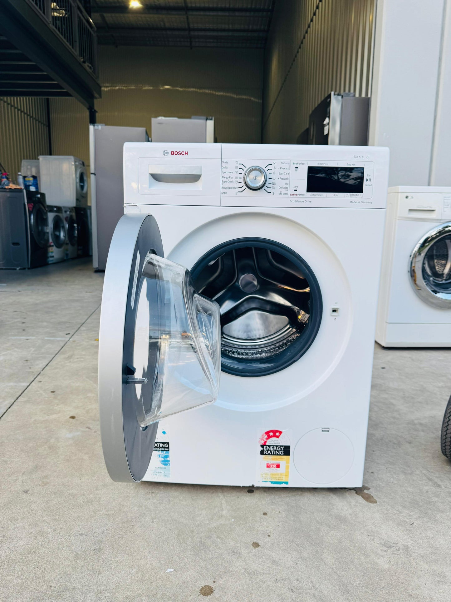 BOSCH 8KGS FRONT LOADER WASHING MACHINE