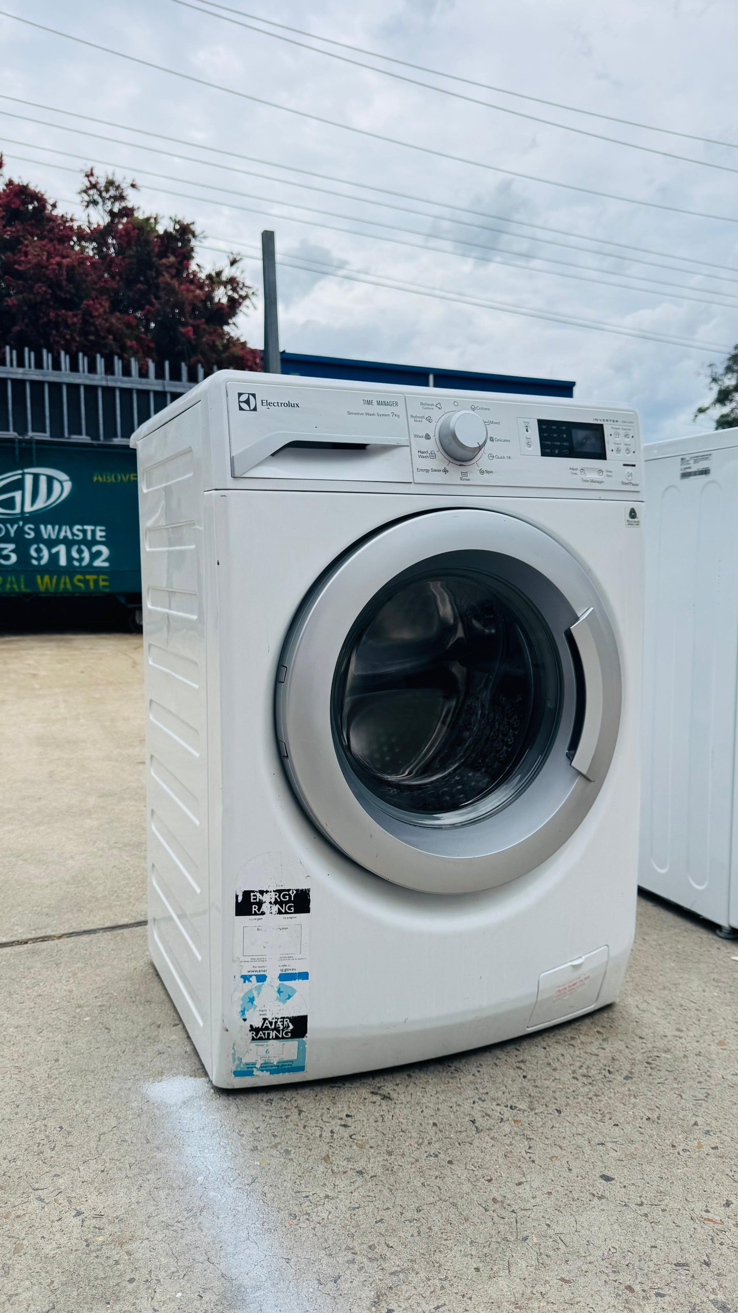 ELECTROLUX 7KGS FRONT LOADER WASHING MACHINE