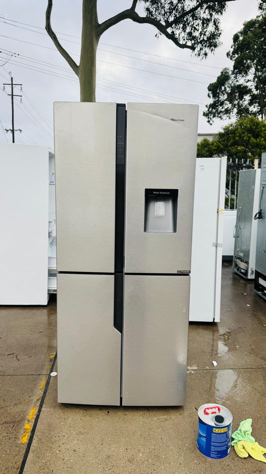 HISENSE QUAD FRENCH DOOR 509 LITRES FRIDGE FREEZER