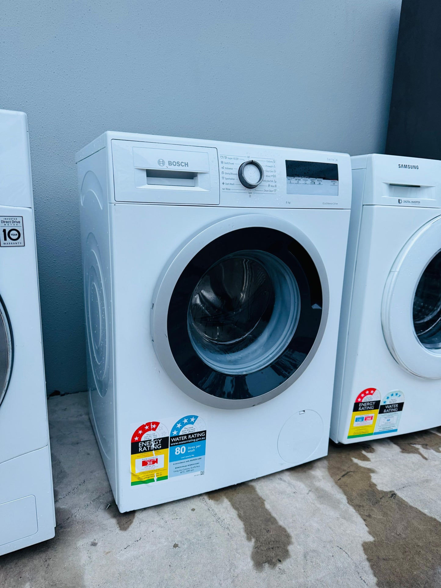BOSCH 8KGS FRONT LOADER WASHING MACHINE