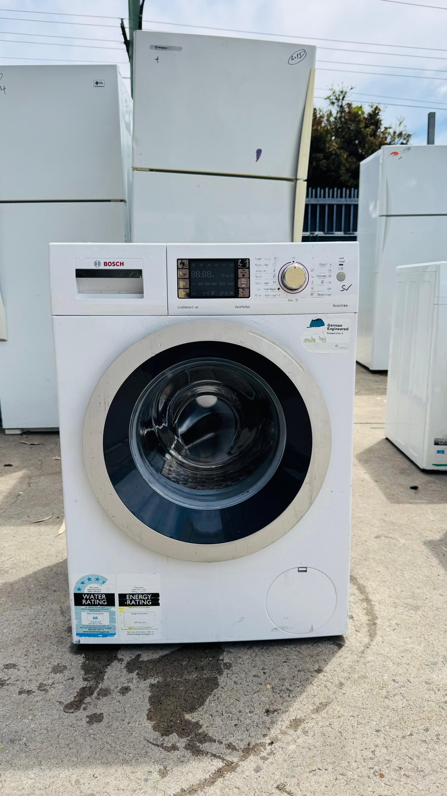 BOSCH 8KGS FRONT LOADER WASHING MACHINE