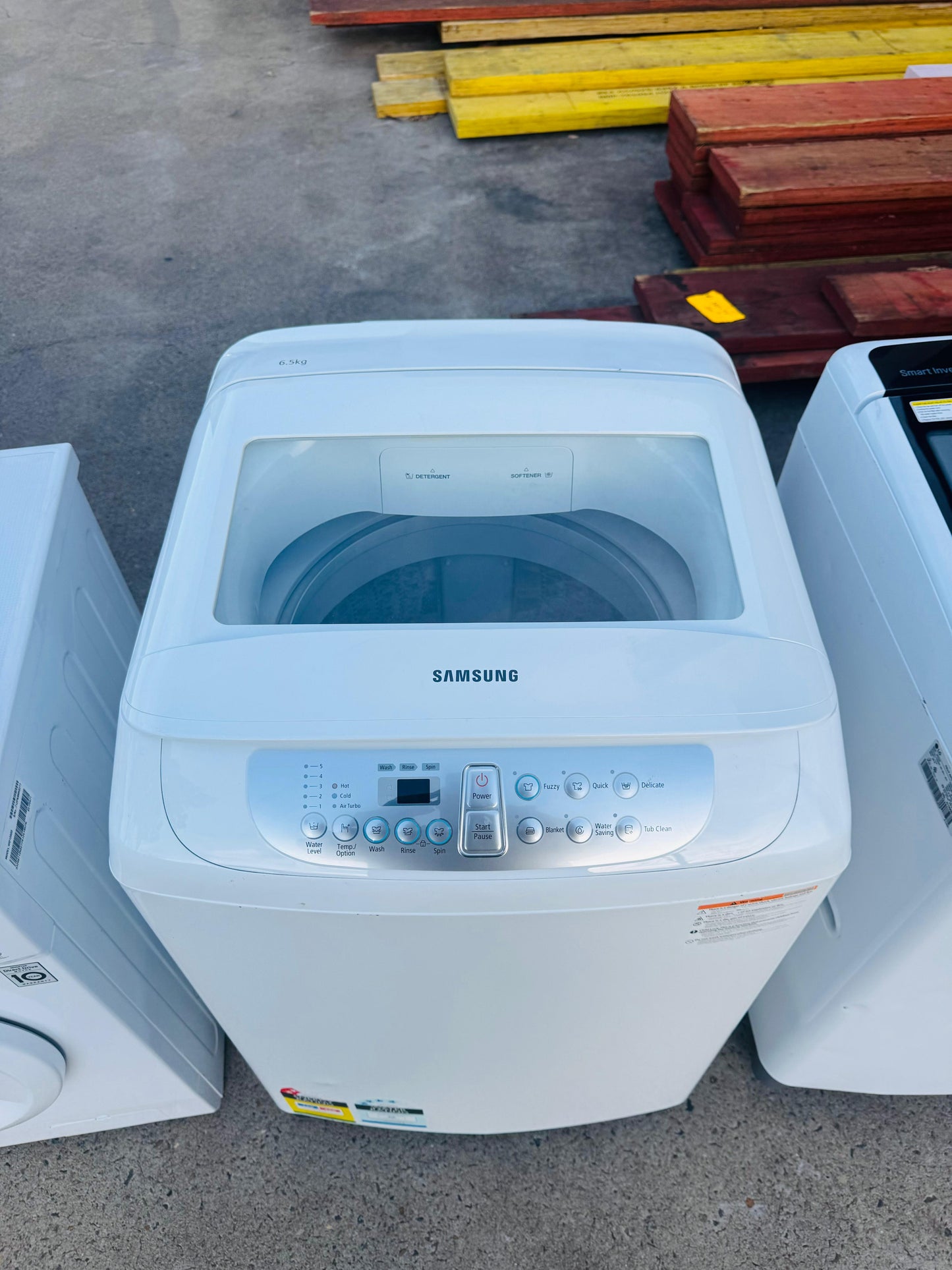 SAMSUNG 6.5 KGS TOP LOADER WASHING MACHINE
