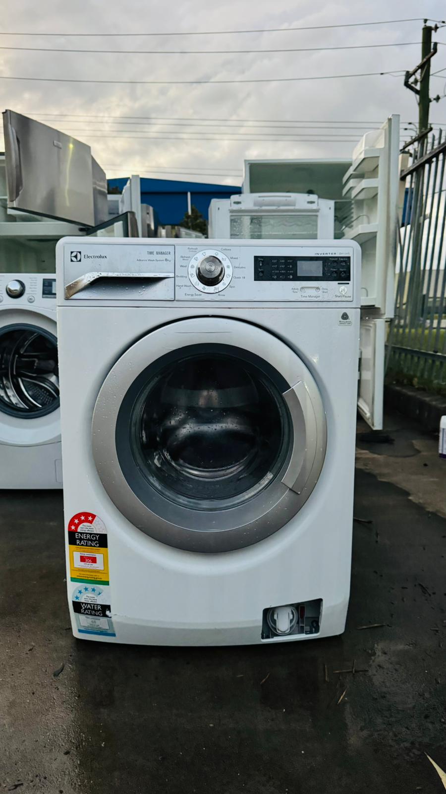 ELECTROLUX 8KGS FRONT LOADER WASHING MACHINE