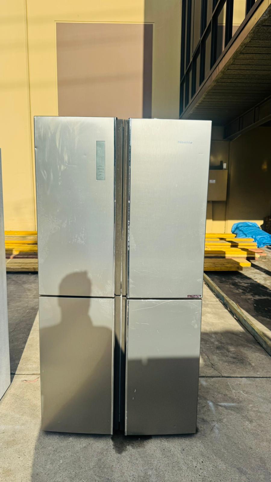 HISENSE QUAD FRENCH DOOR 695 LITRES FRIDGE FREEZER