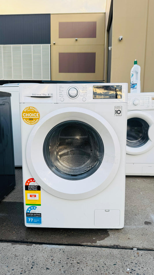 LG 7.5KGS FRONT LOADER WASHING MACHINE