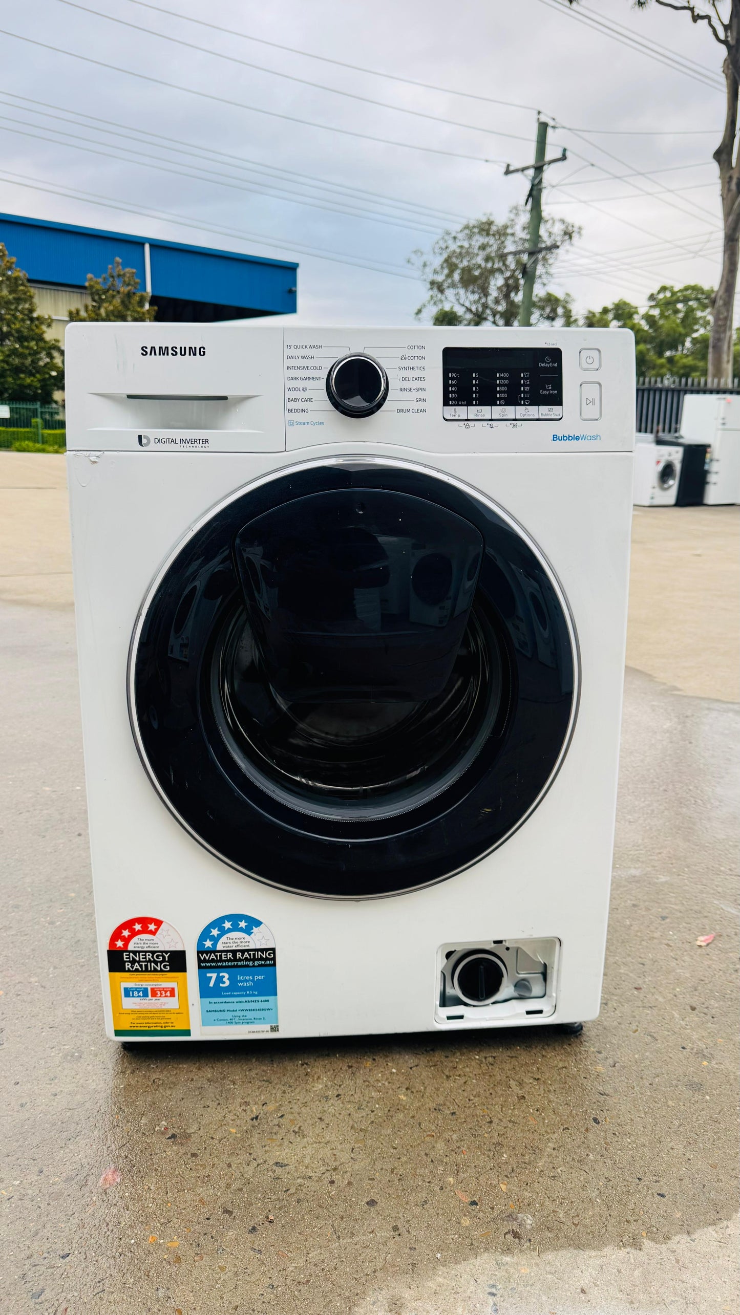 SAMSUNG 8.5KGS FRONT LOADER WASHING MACHINE