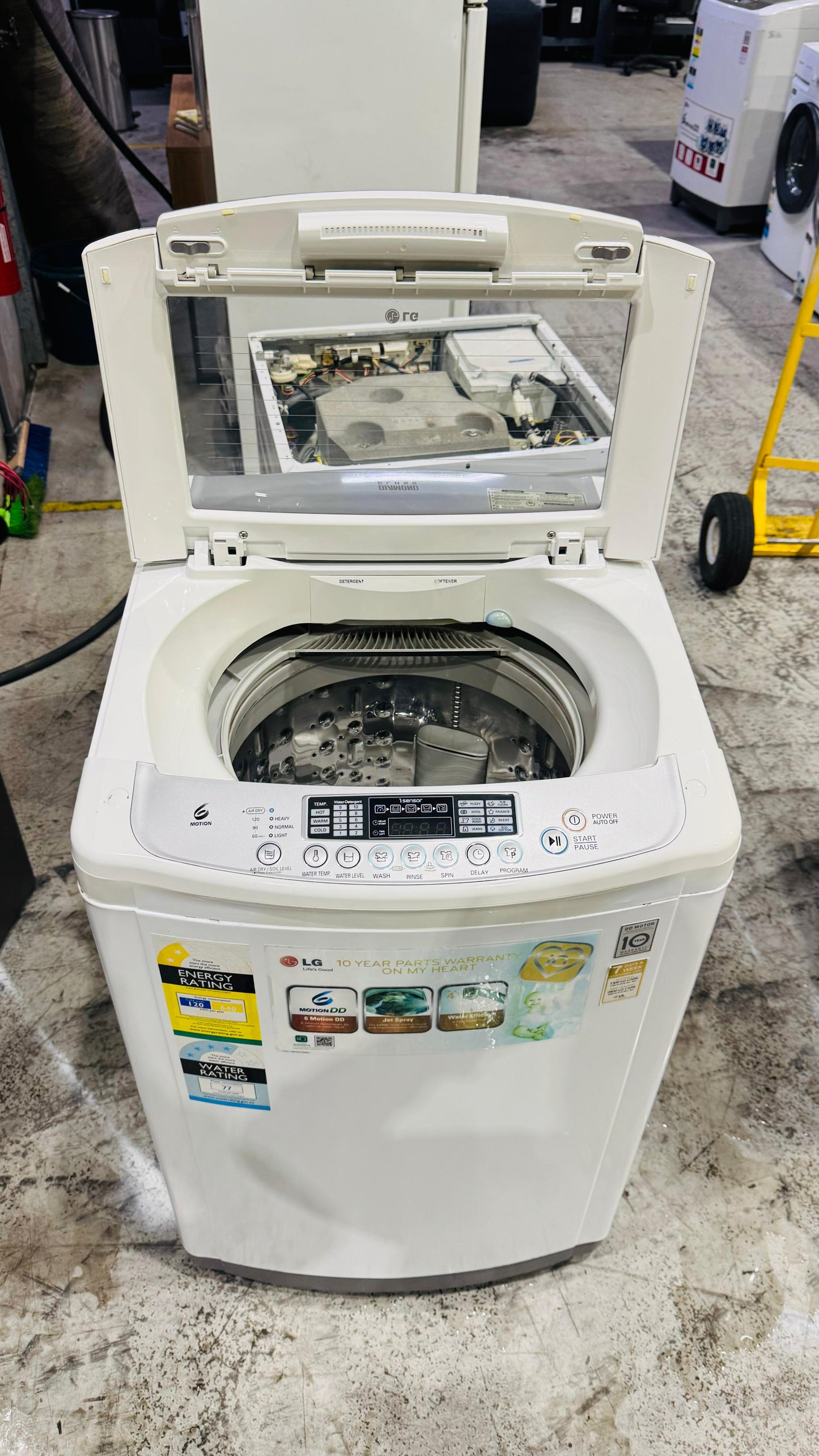 LG 7.5KGS TOP LOADER WASHING MACHINE