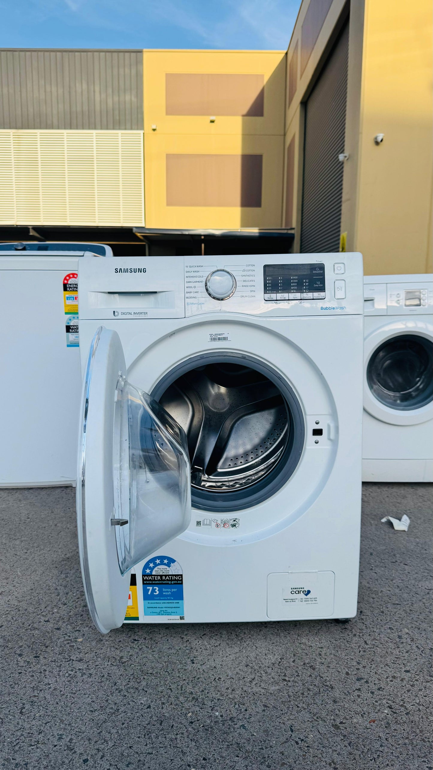 SAMSUNG 8.5KGS FRONT LOADER WASHING MACHINE