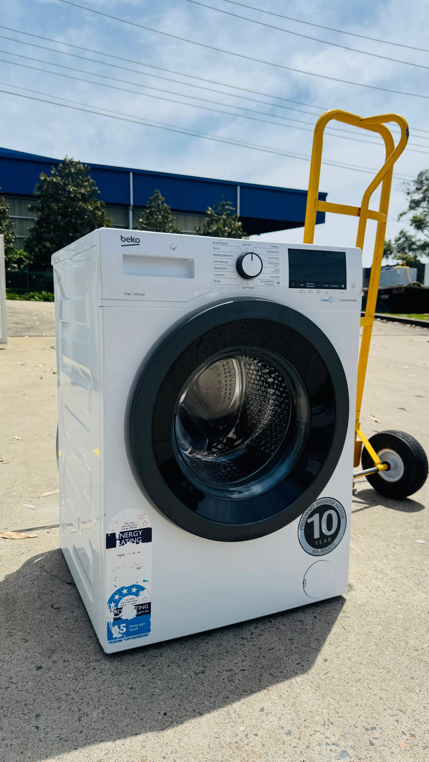 BEKO 7.5KGS FRONT LOADER WASHING MACHINE