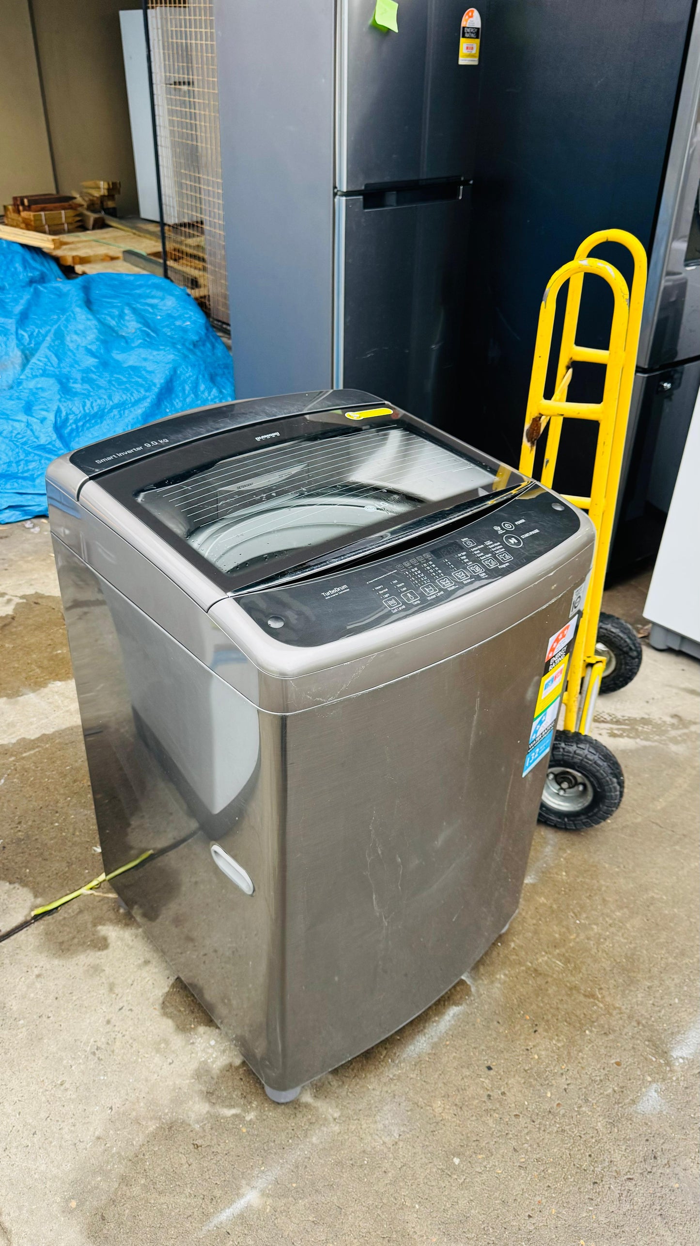 LG 9KGS TOP LOADER WASHING MACHINE