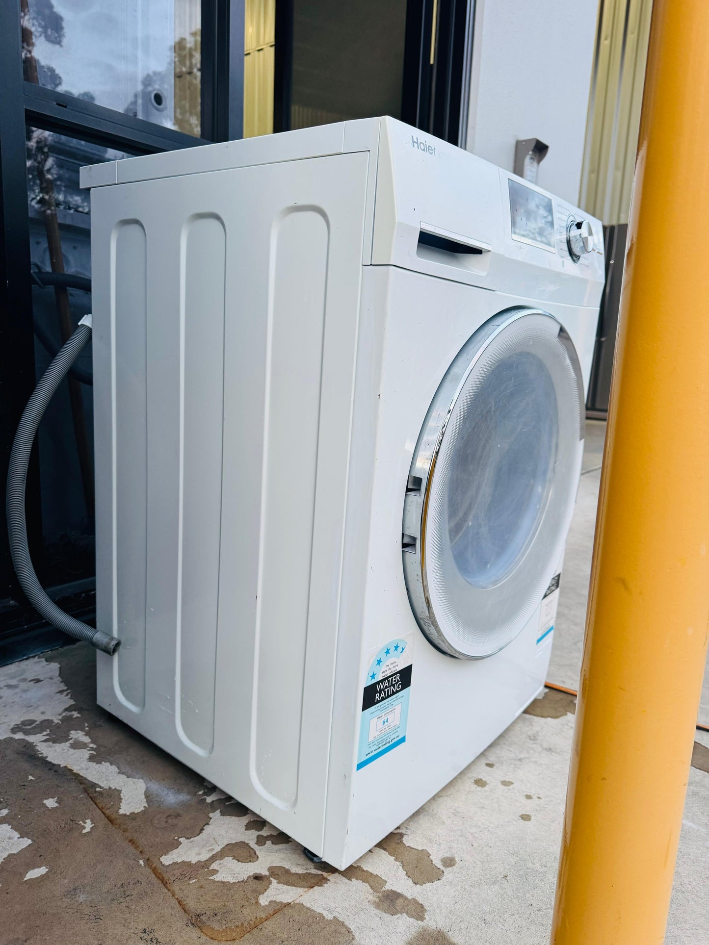 HAIER 7.5KGS FRONT LOADER WASHING MACHINE