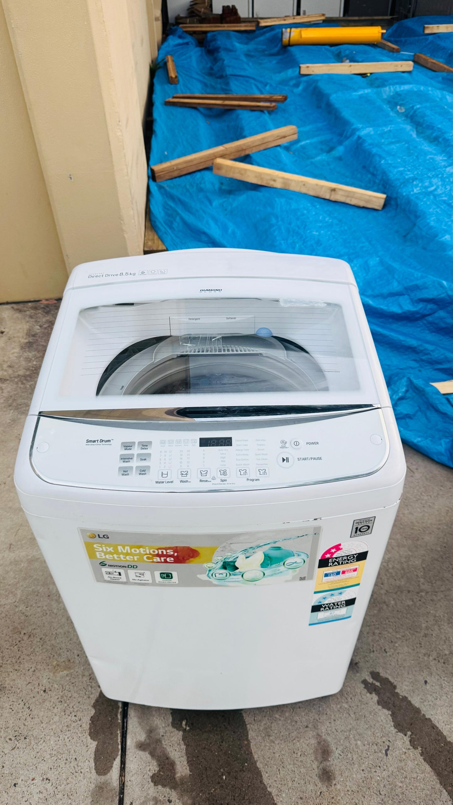 LG 8.5KGS TOP LOADER WASHING MACHINE