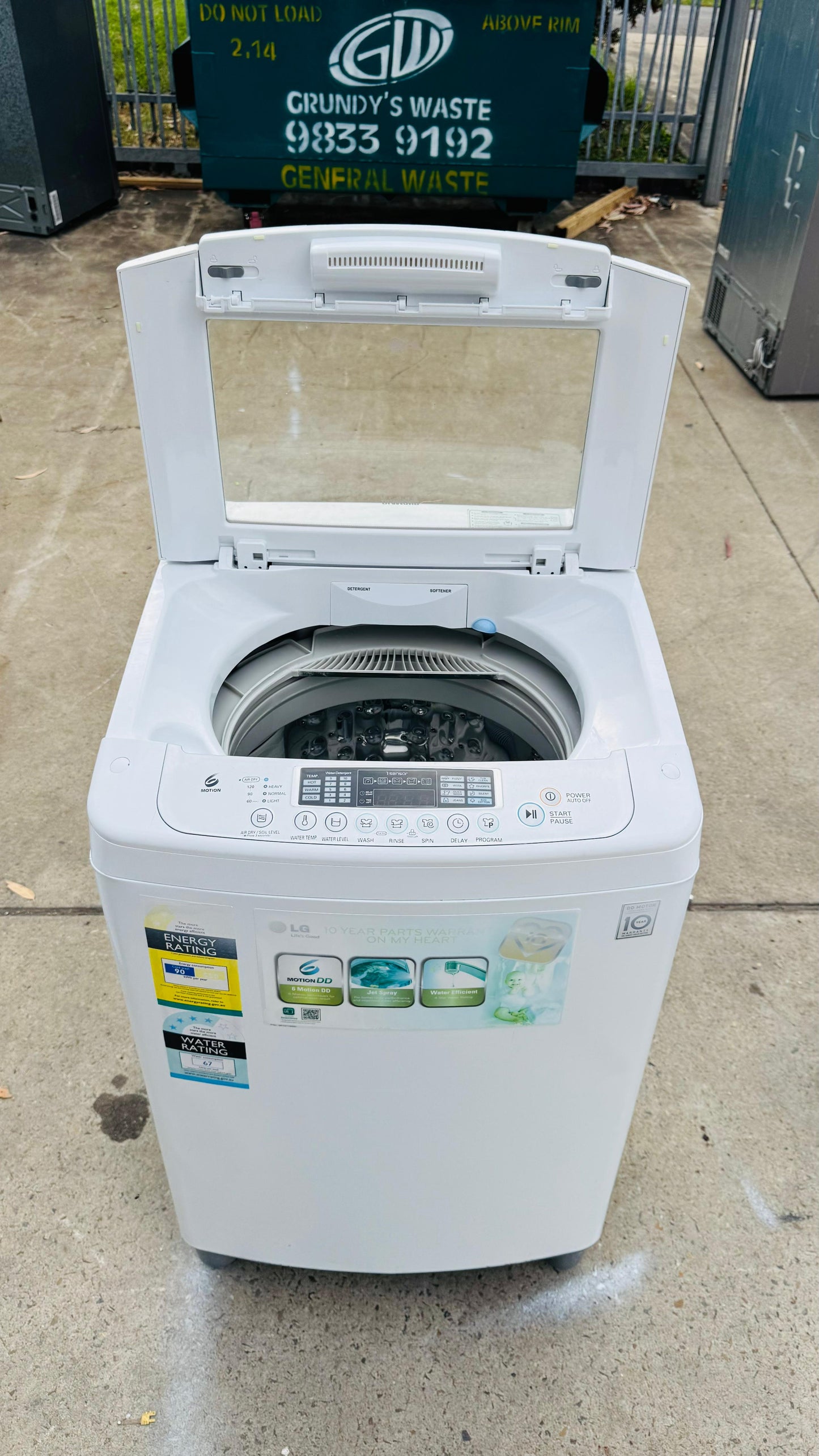 LG 6.5KGS TOP LOADER WASHING MACHINE