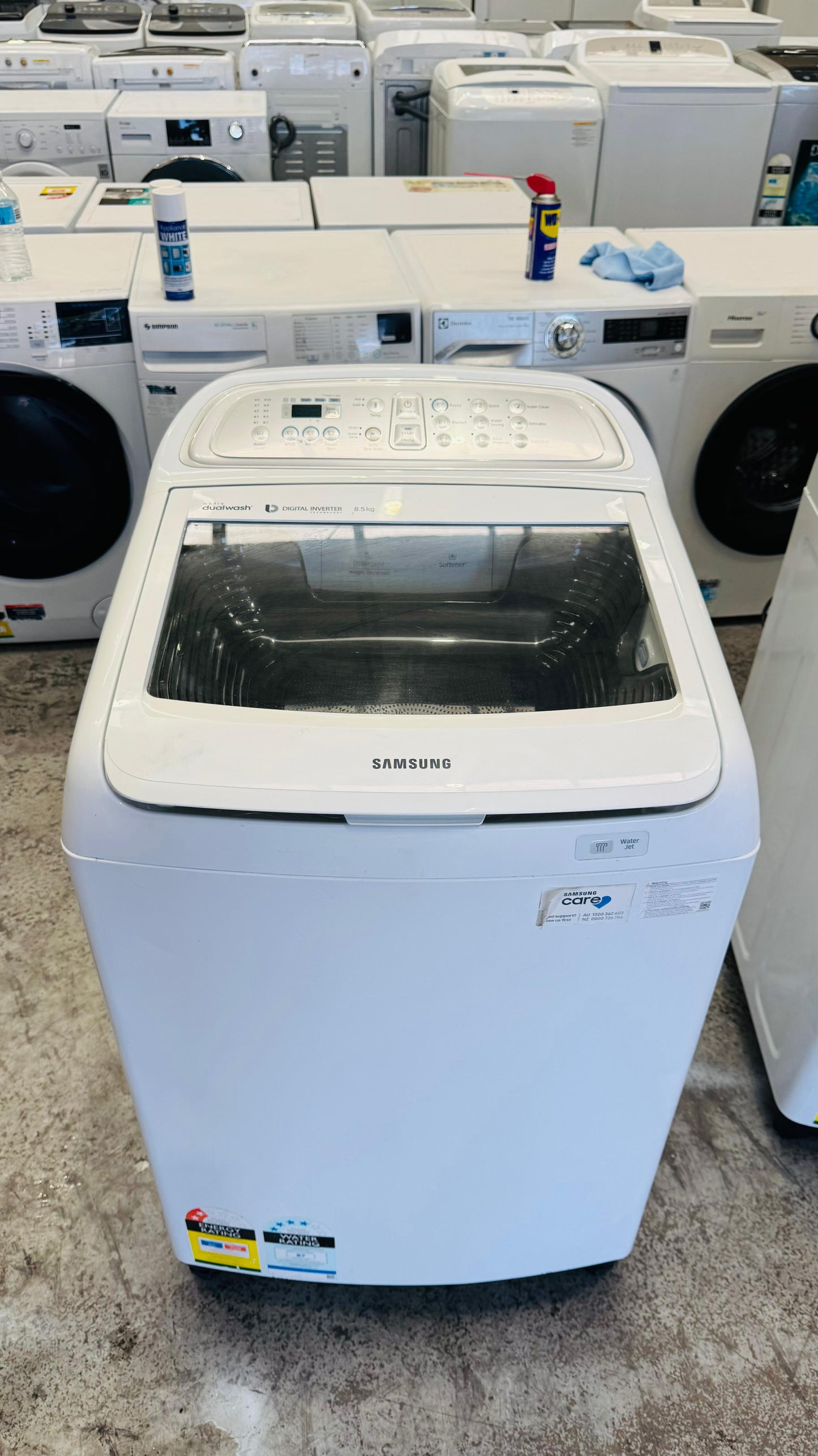 SAMSUNG 8.5KGS TOP LOADER WASHING MACHINE