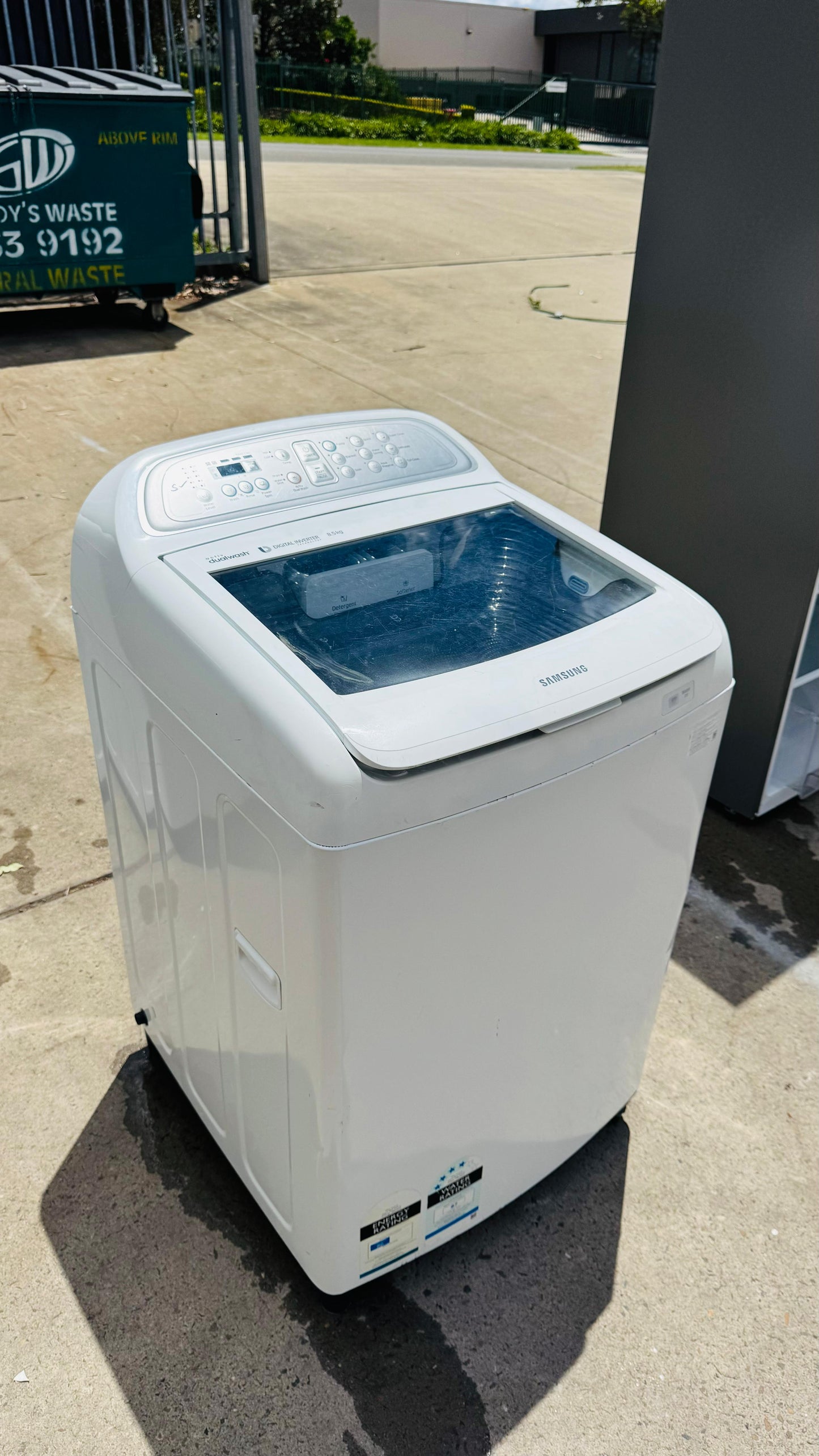 SAMSUNG 8.5KGS TOP LOADER WASHING MACHINE