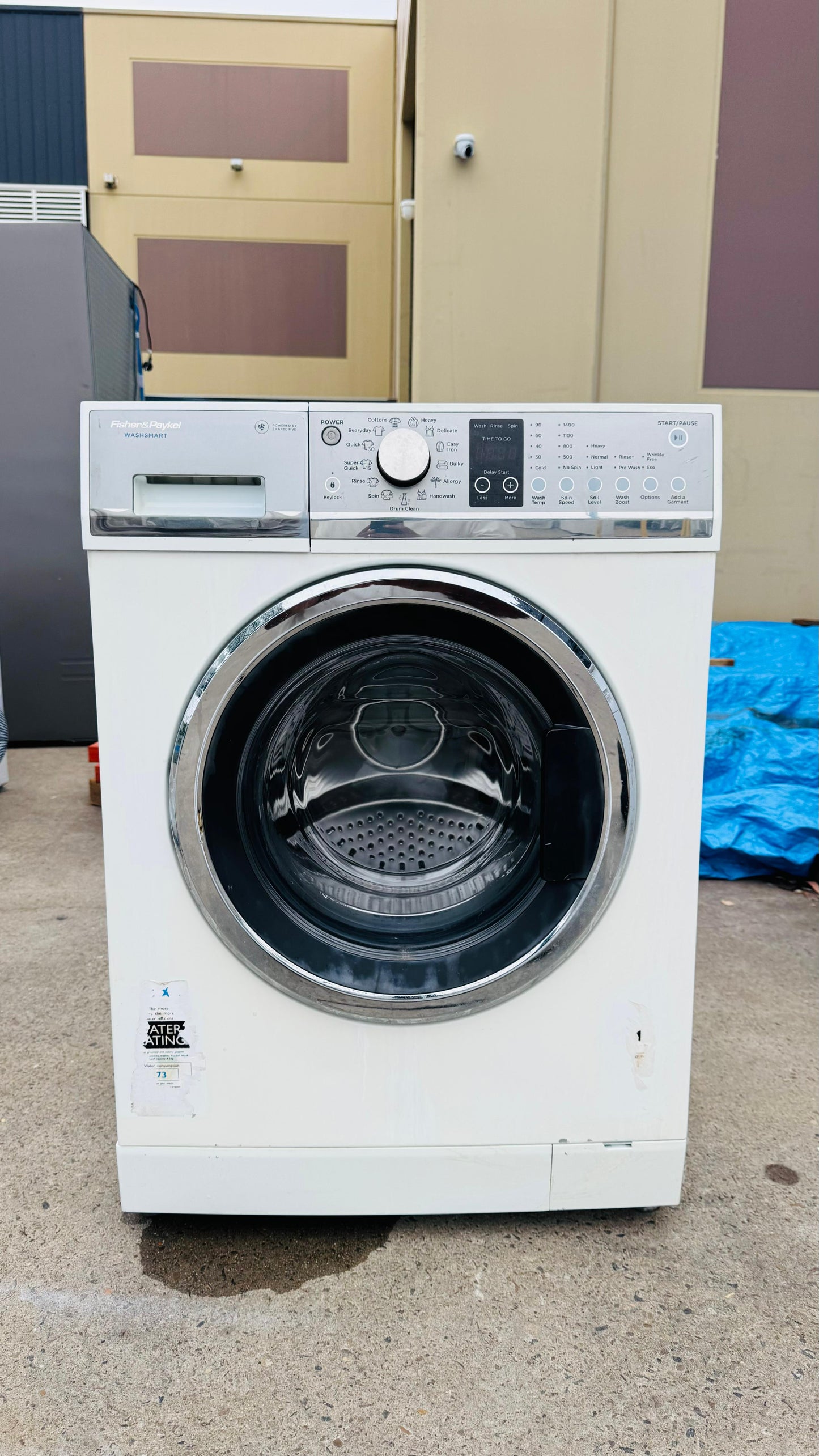 FISHER AND PAYKEL 8.5KGS FRONT LOADER WASHING MACHINE