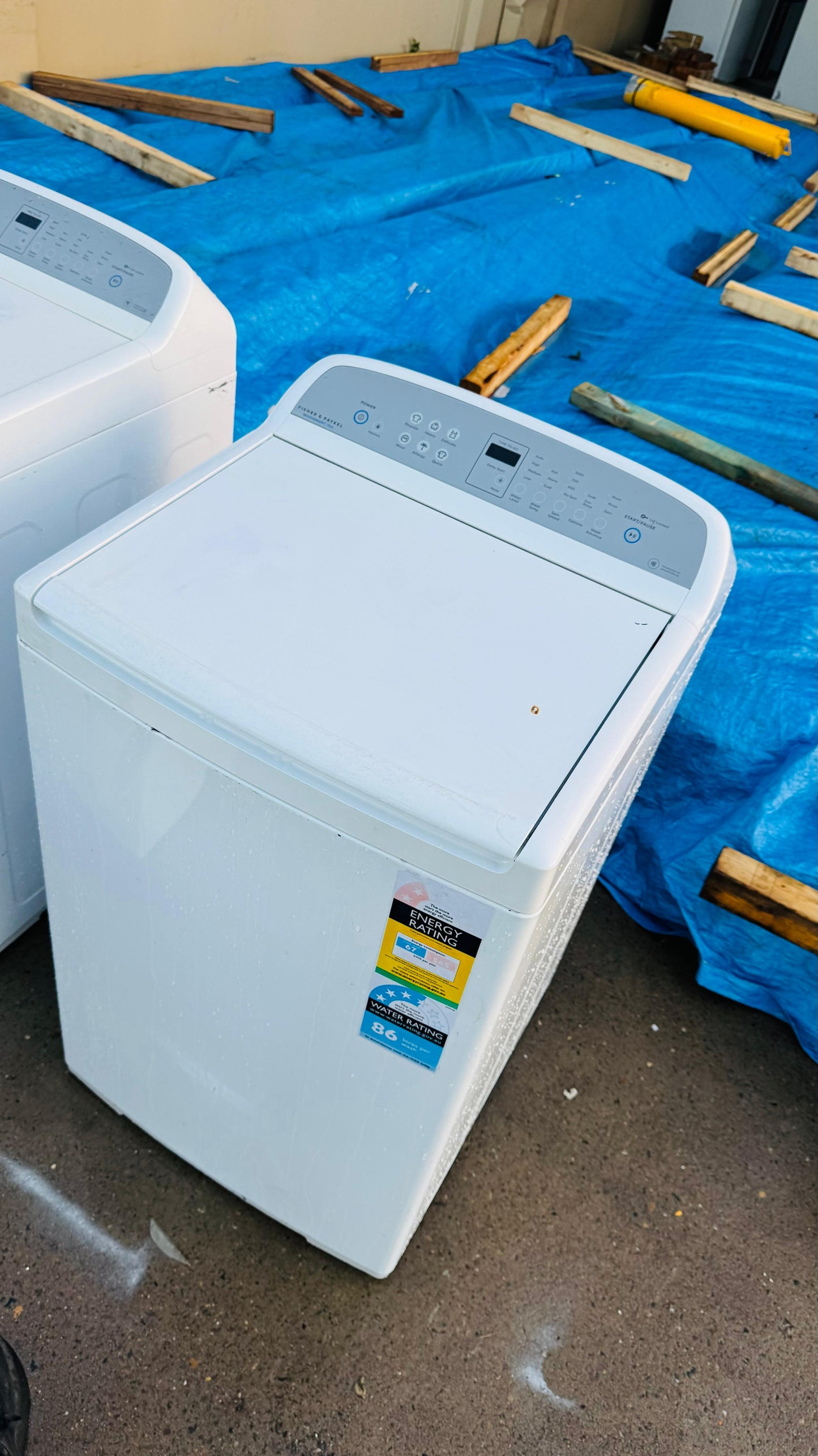 FISHER AND PAYKEL 7KGS TOP LOADER WASHING MACHINE