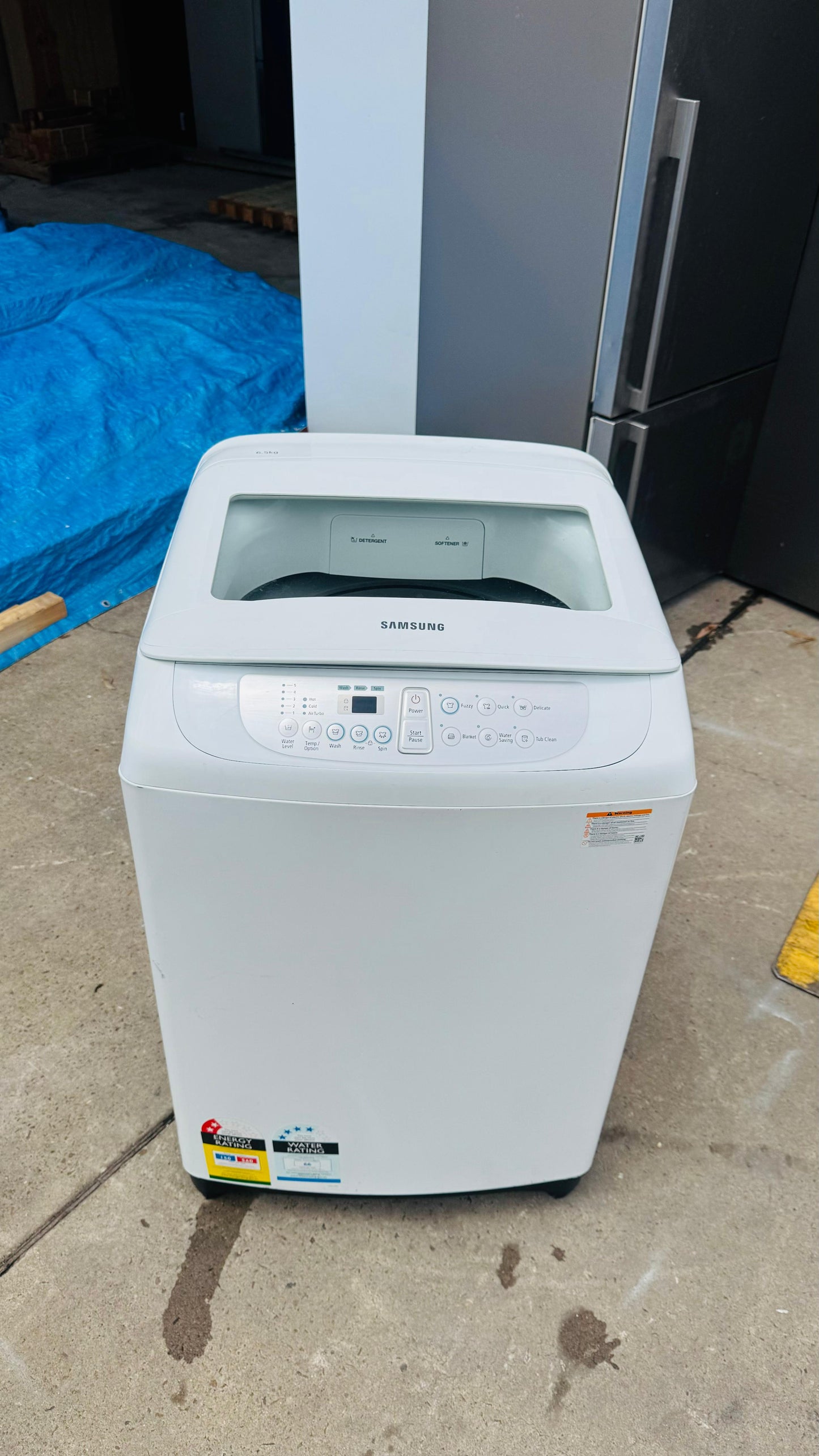 SAMSUNG 6.5KGS TOP LOADER WASHING MACHINE