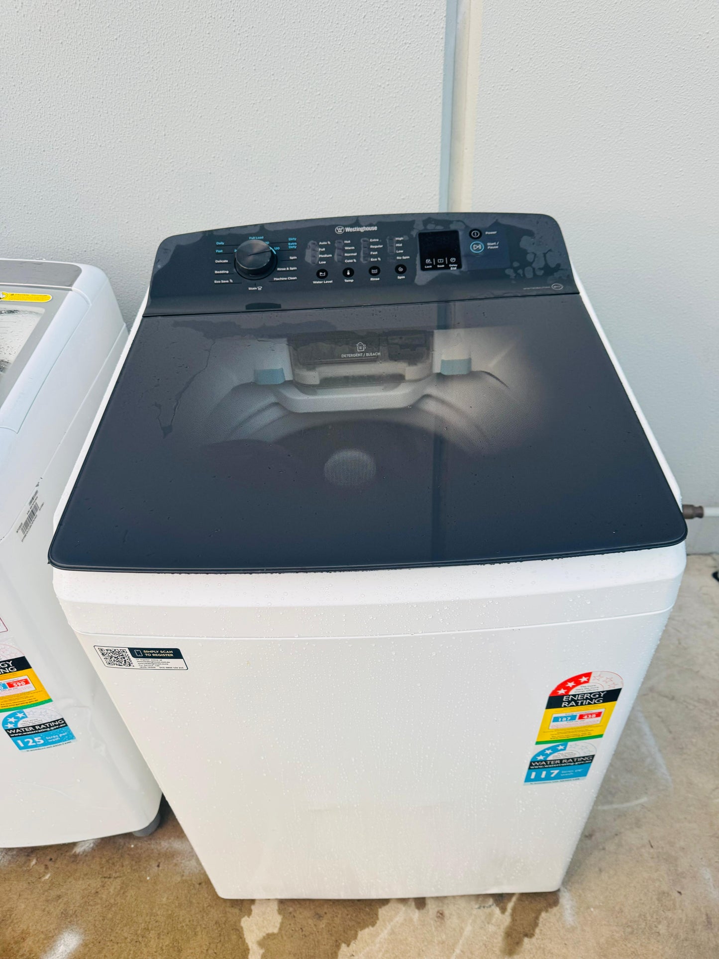 WESTINGHOUSE 8KGS TOP LOADER WASHING MACHINE