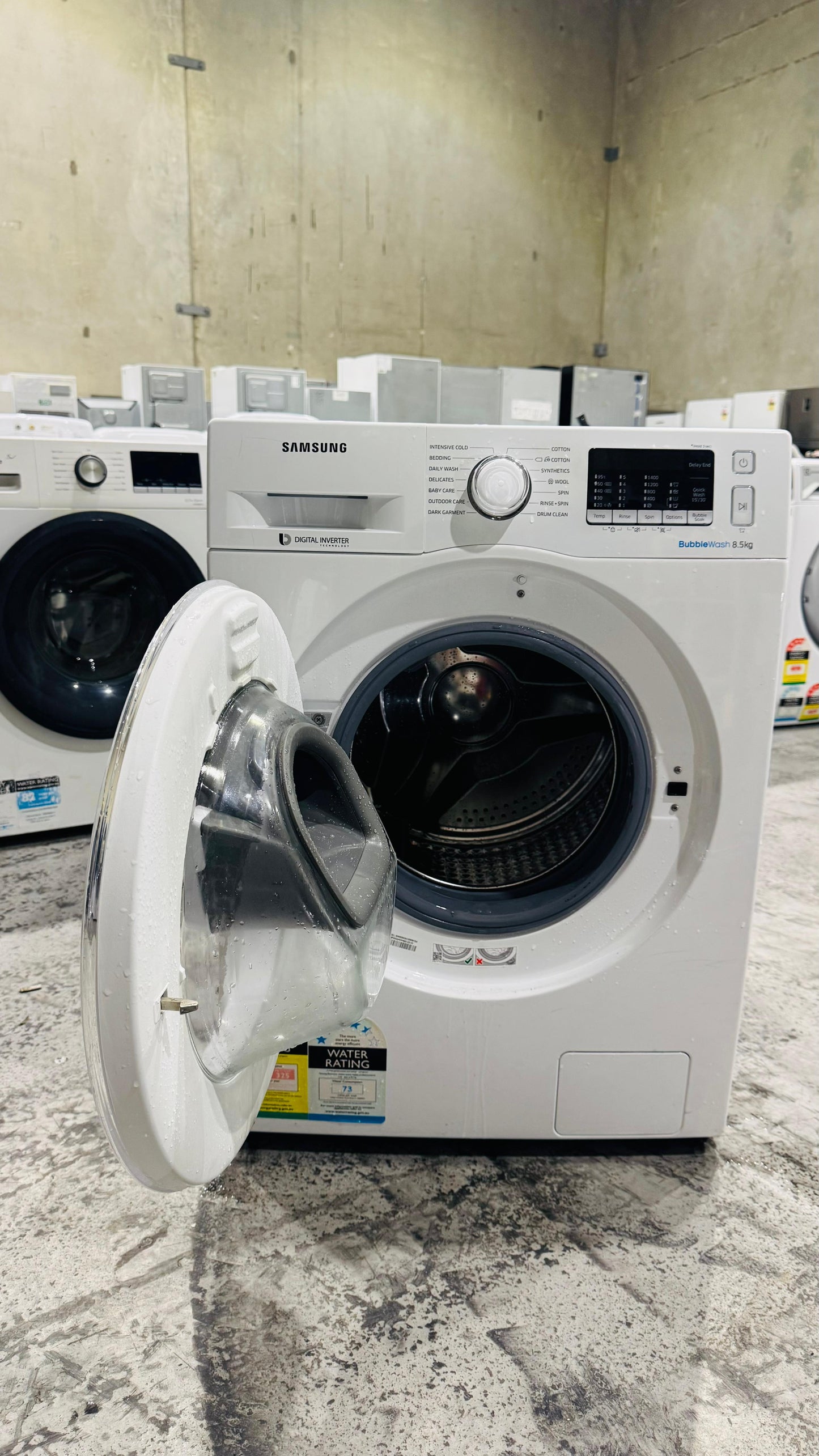 SAMSUNG 8.5KGS FRONT LOADER WASHING MACHINE