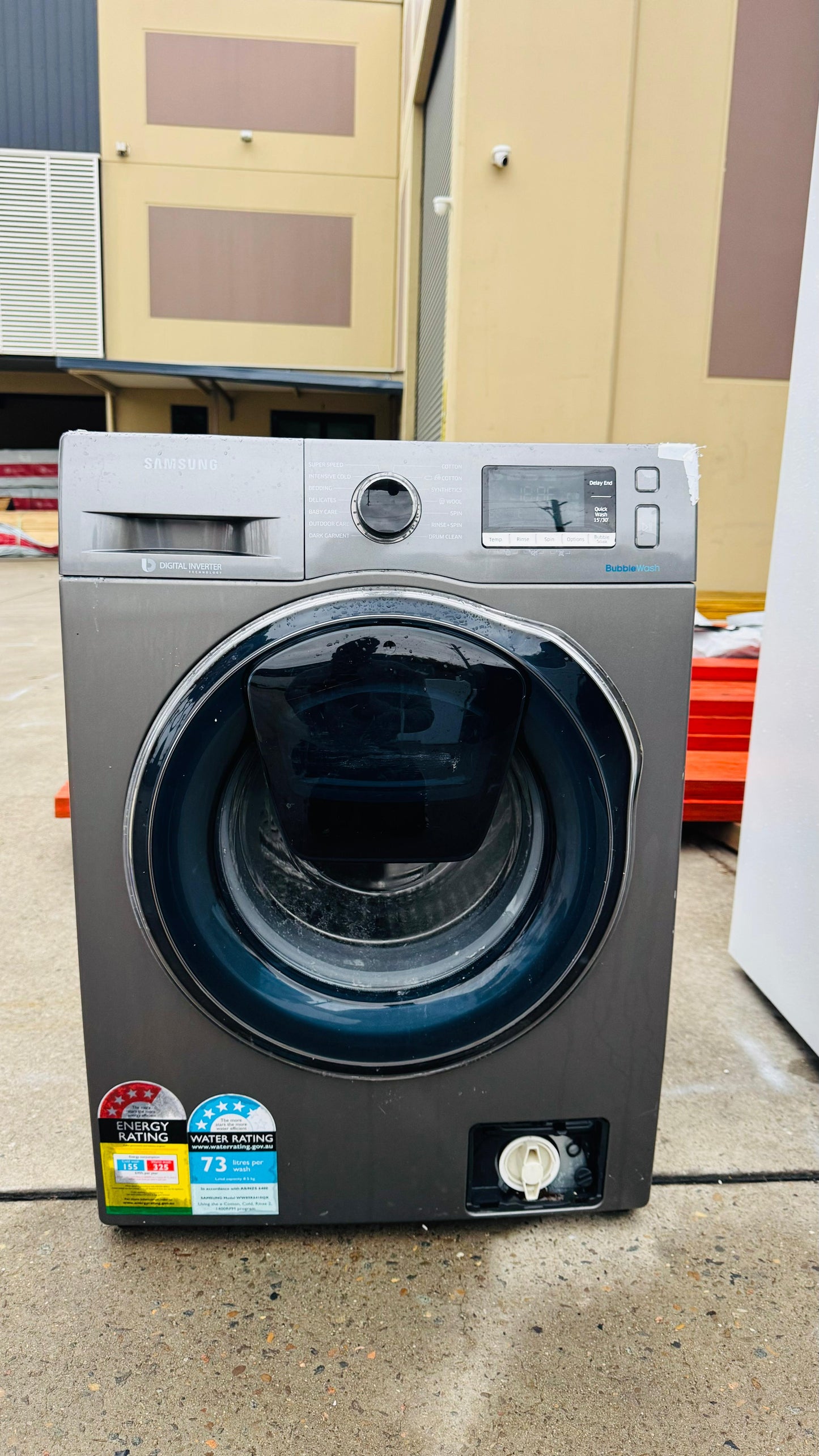 SAMSUNG 8.5KGS FRONT LOADER WASHING MACHINE