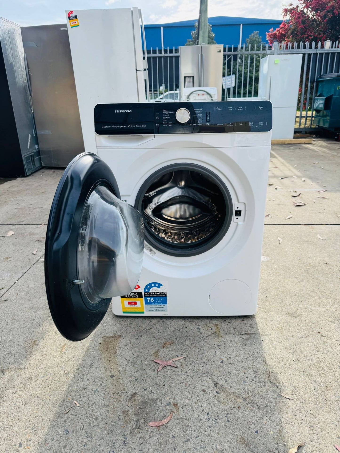 HISENSE 9KGS FRONT LOADER WASHING MACHINE