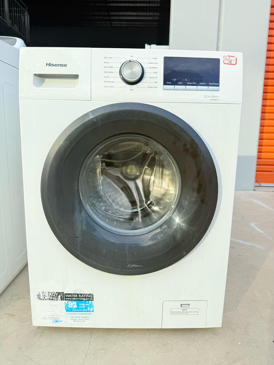 HISENSE 8KGS FRONT LOADER WASHING MACHINE