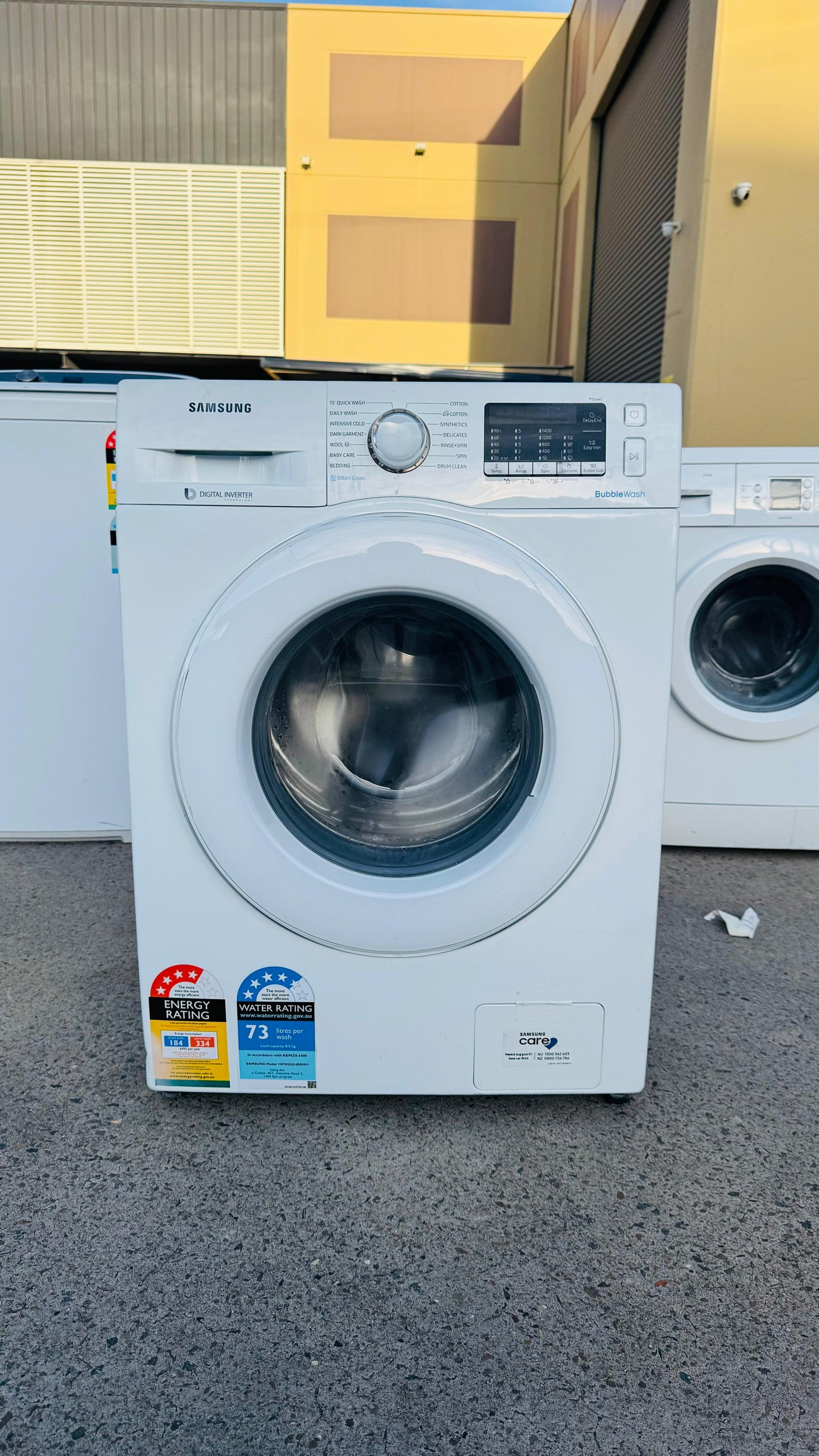 SAMSUNG 8.5KGS FRONT LOADER WASHING MACHINE