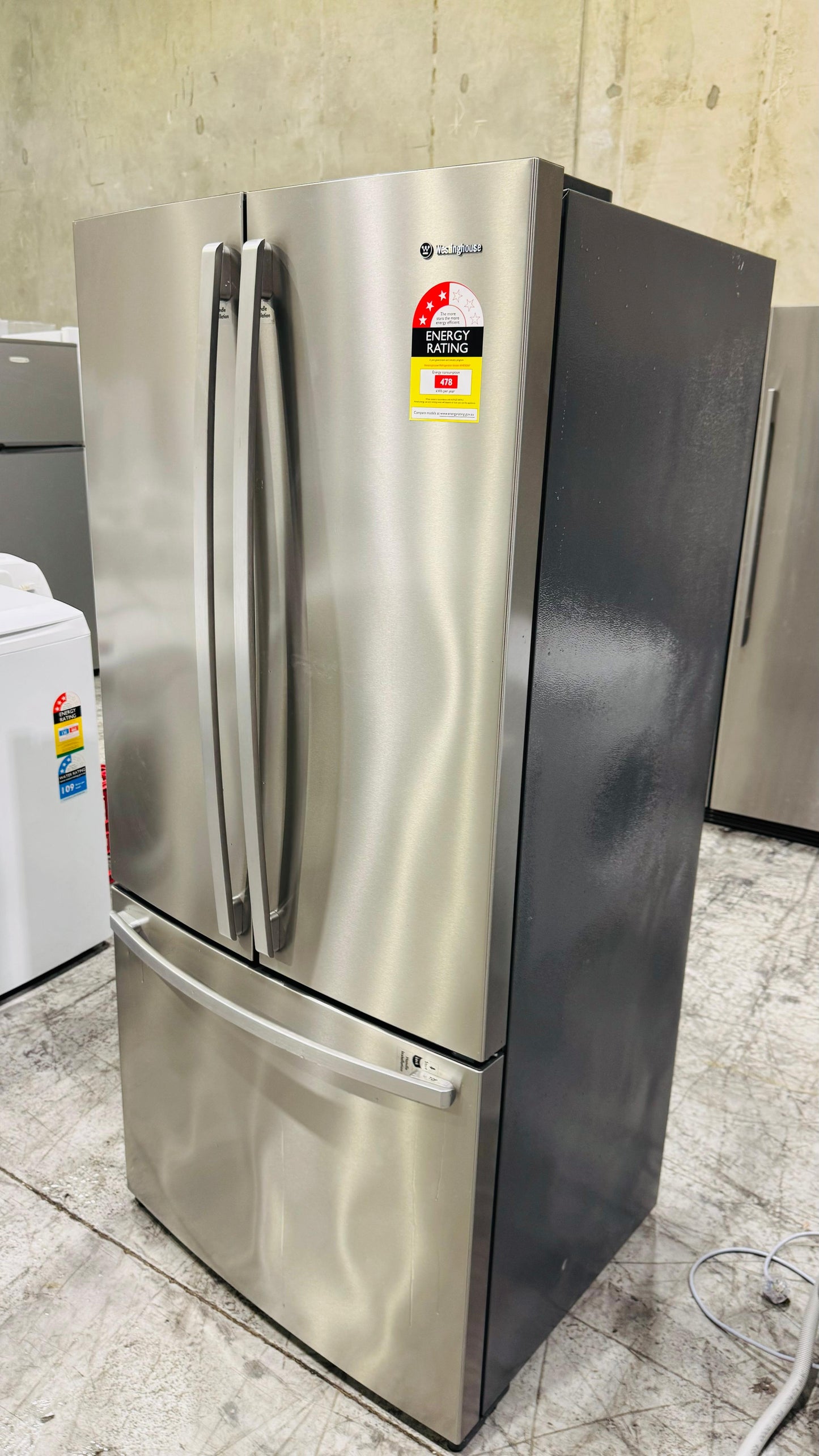 WESTINGHOUSE 524 LITRES FRENCH DOOR FRIDGE FREEZER